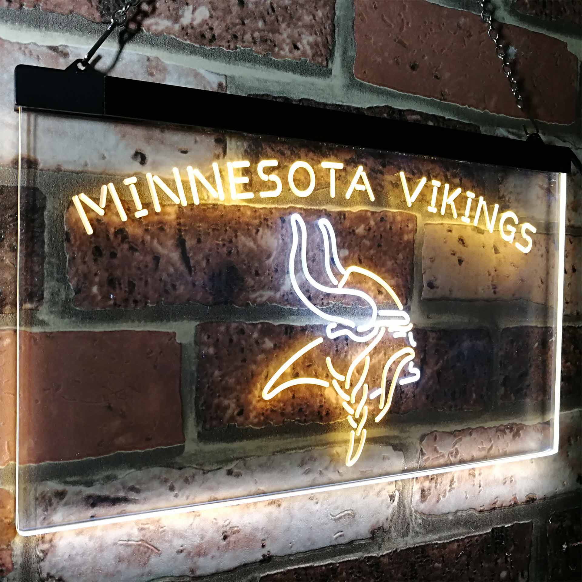 Minnesotas Viking Club Neon Light Up Sign Wall Decor