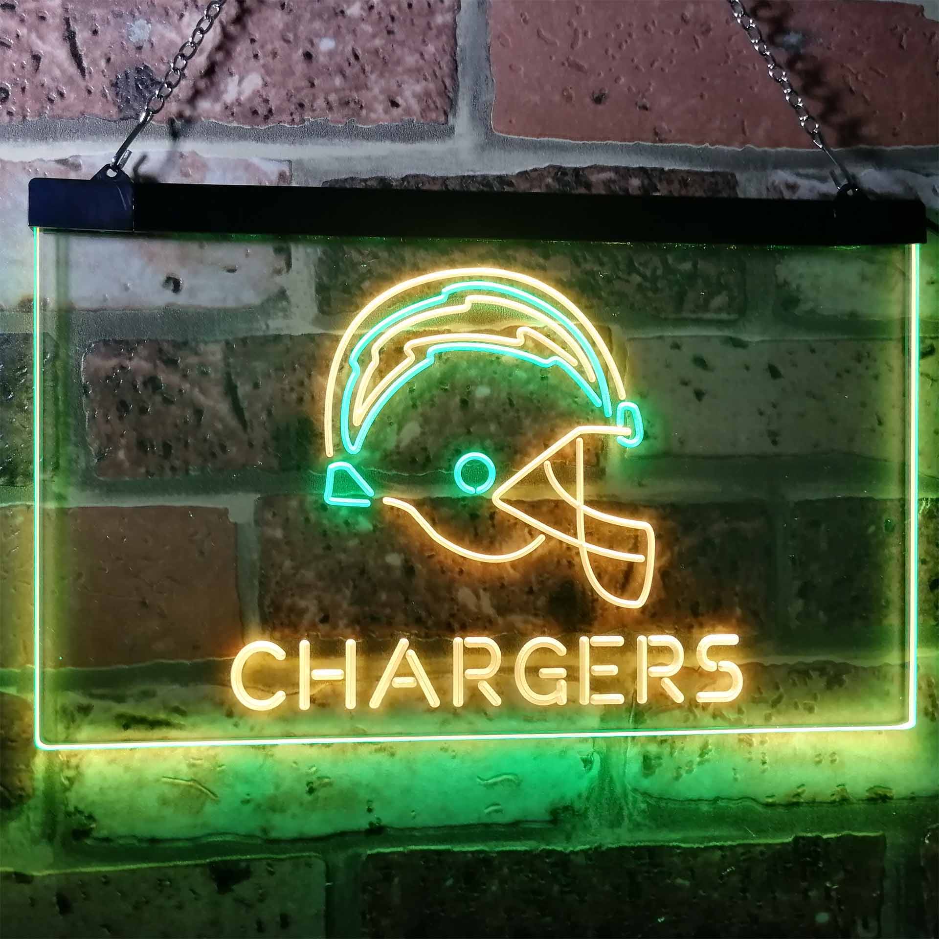 Los Angeles Chargers Decor Man Cave Neon Sign