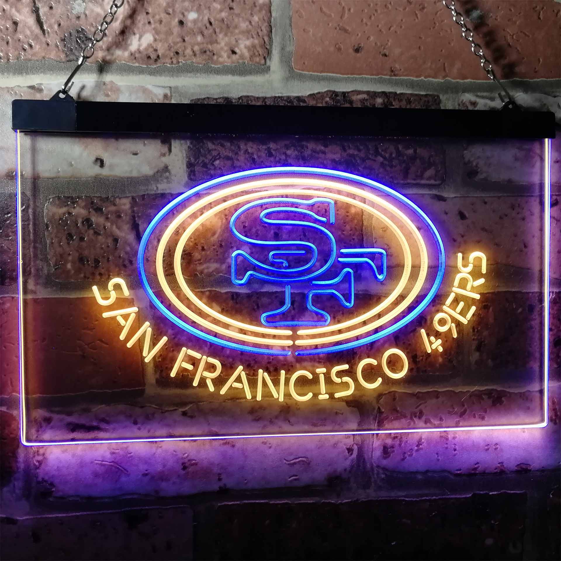 San Francisco 49ers Football Bar Decor Neon LED Sign