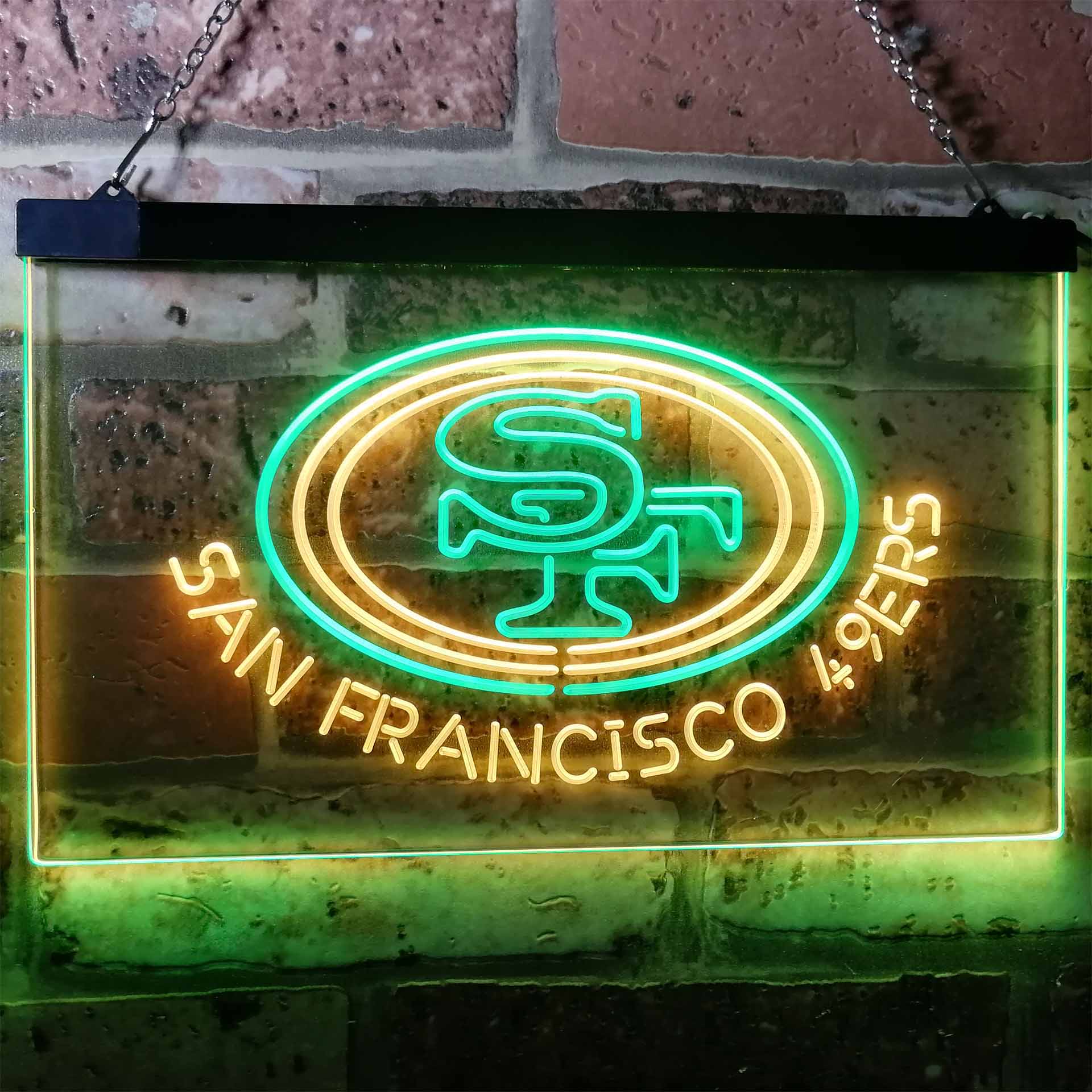 San Francisco 49ers Football Bar Decor Neon LED Sign