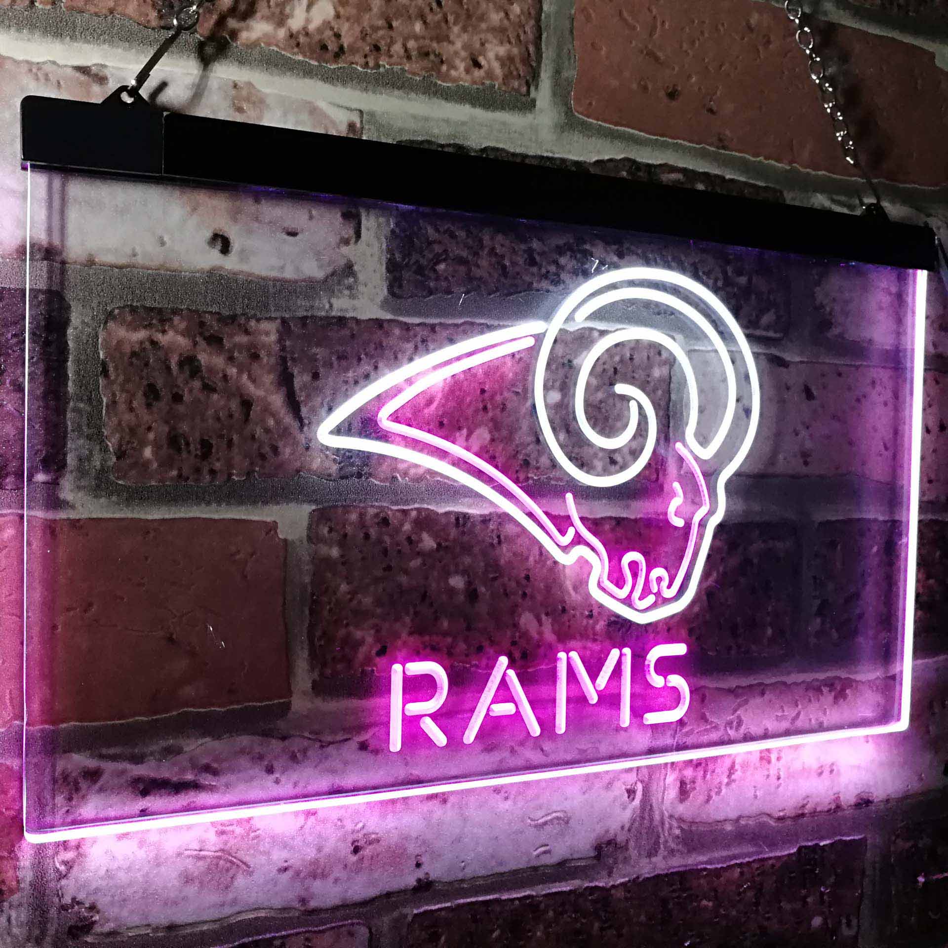 Los Angeles Ramsation Football Bar Neon LED Sign