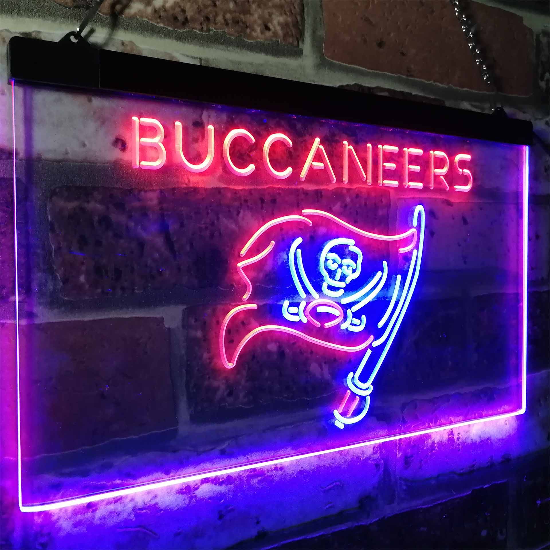 Tampa Bay Buccaneers Decor Neon Light Up Sign Wall Decor