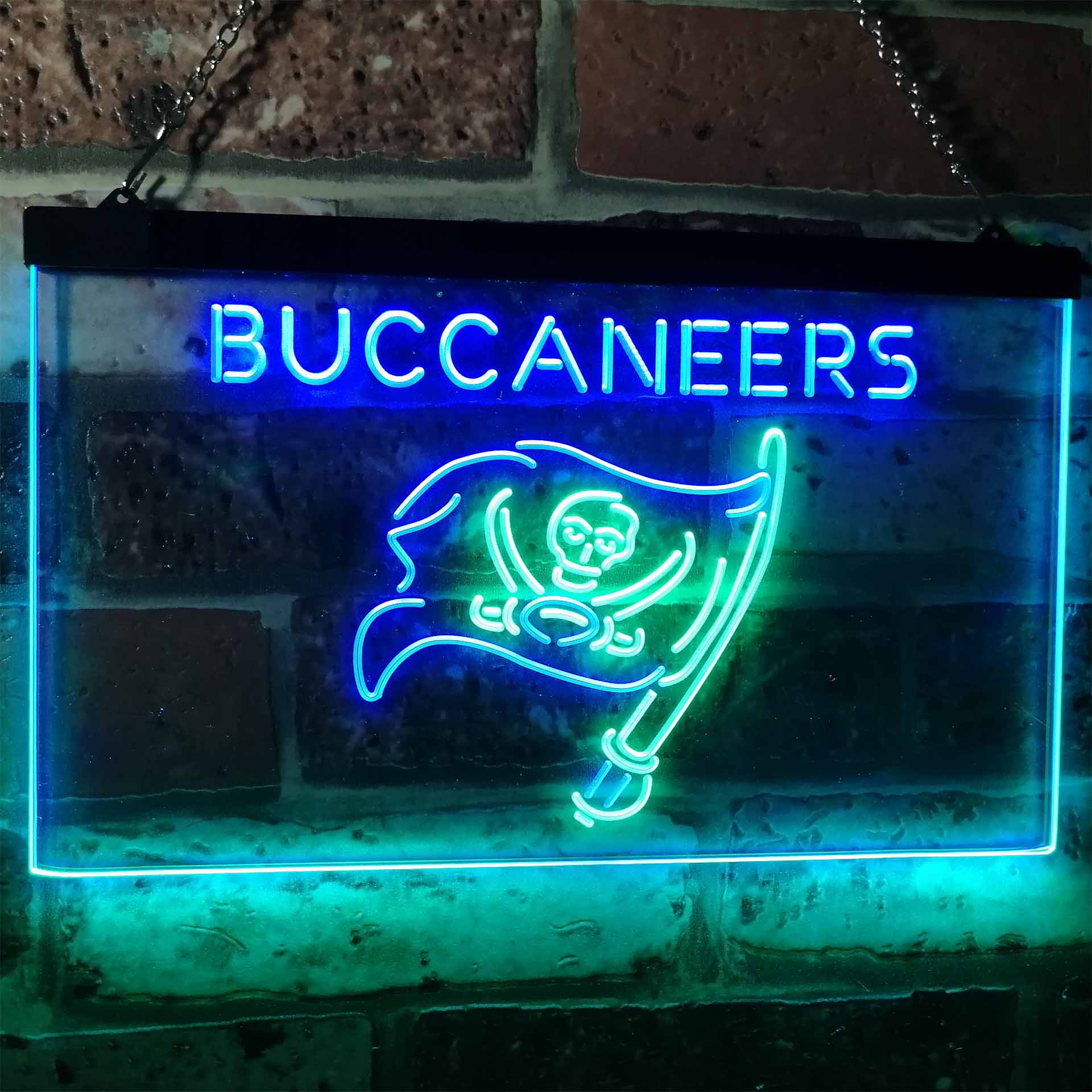 Tampa Bay Buccaneers Decor Man Cave Neon Sign