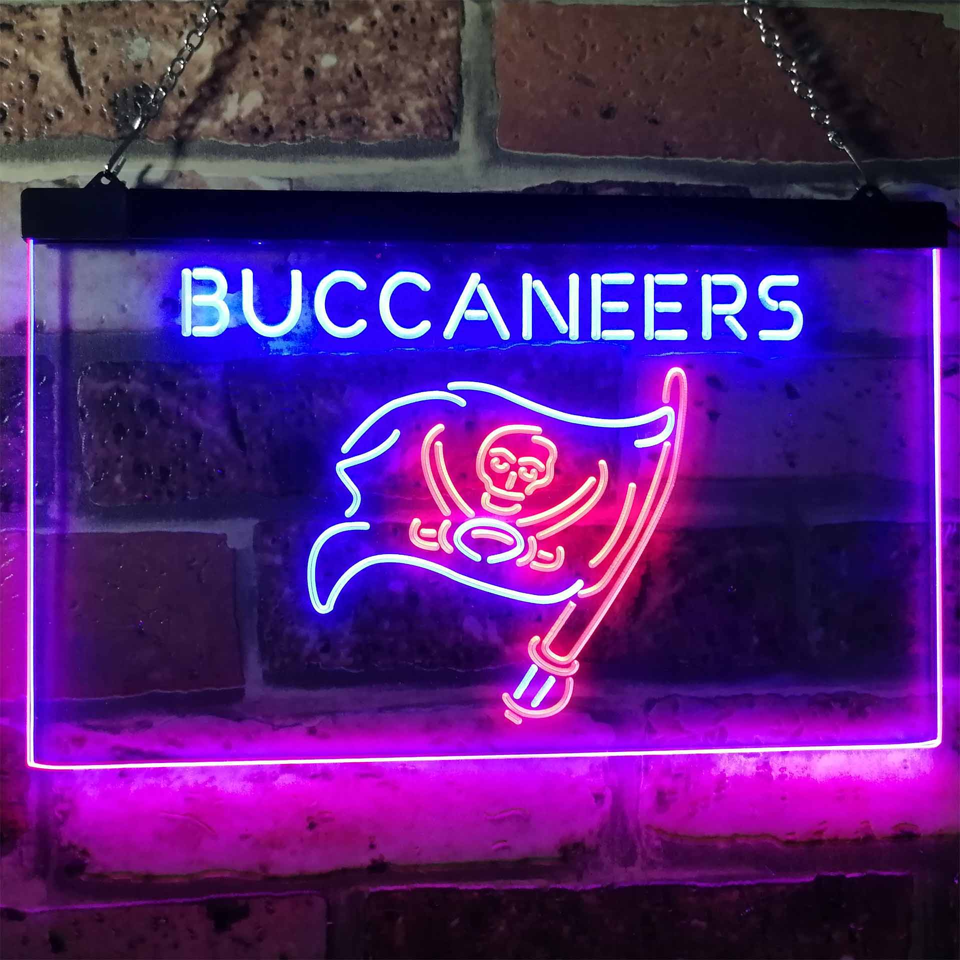 Tampa Bay Buccaneers Decor Man Cave Neon Sign