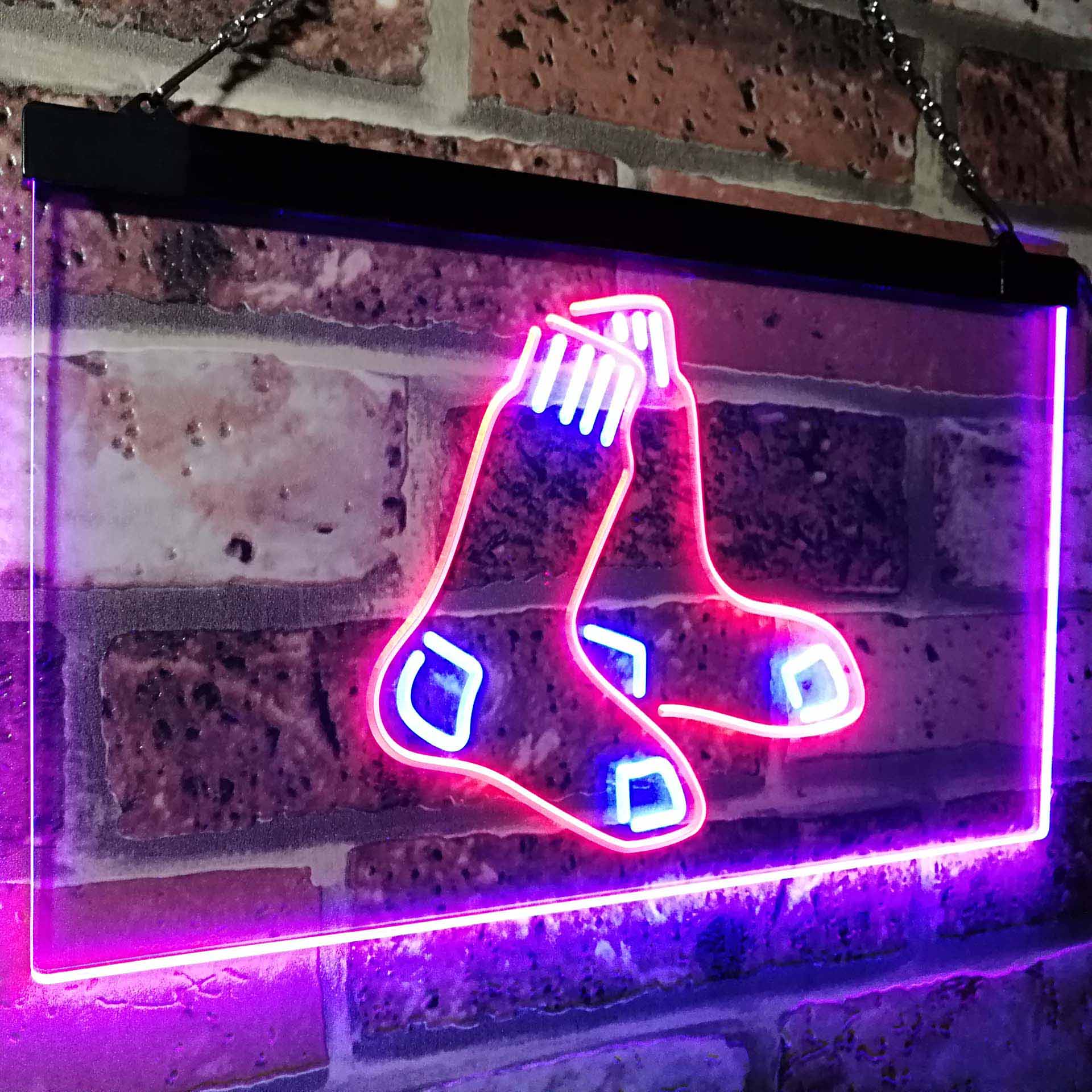 Boston Red Sox Neon Light Up Sign Wall Decor