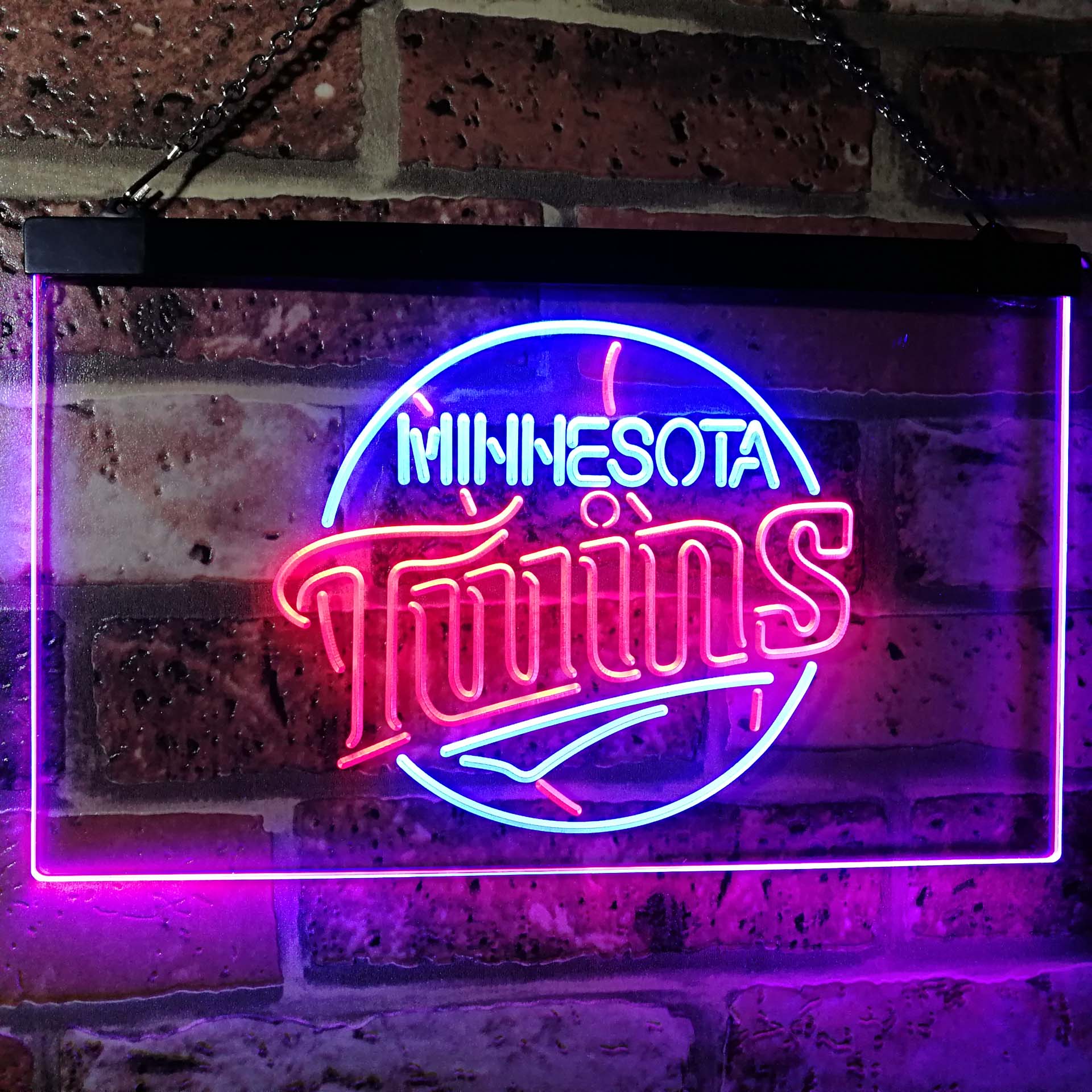 Minnesota Twins Man Cave Neon Sign