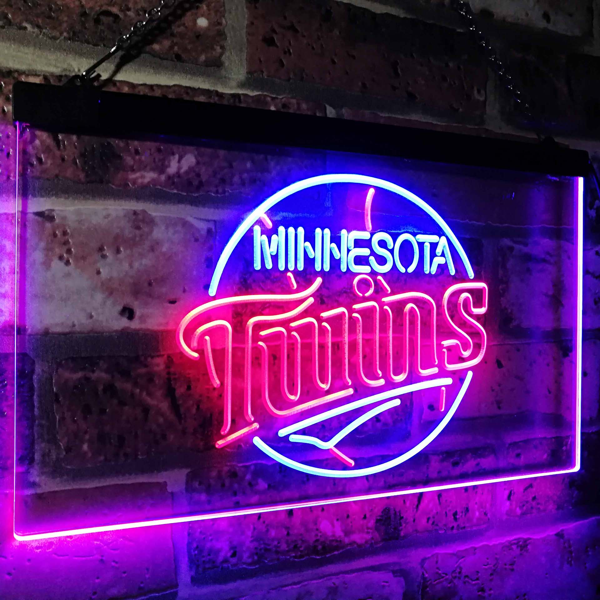 Minnesota Twins Man Cave Neon Sign