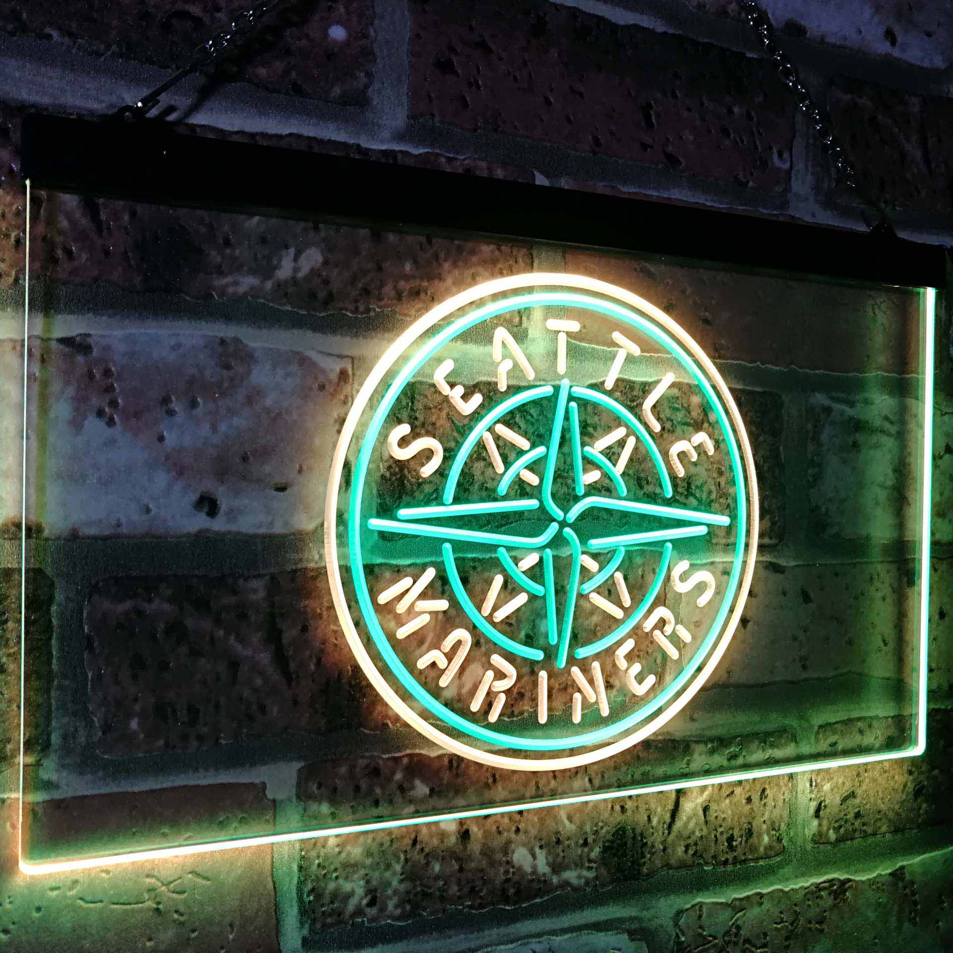 Seattle Mariners Man Cave Neon Sign