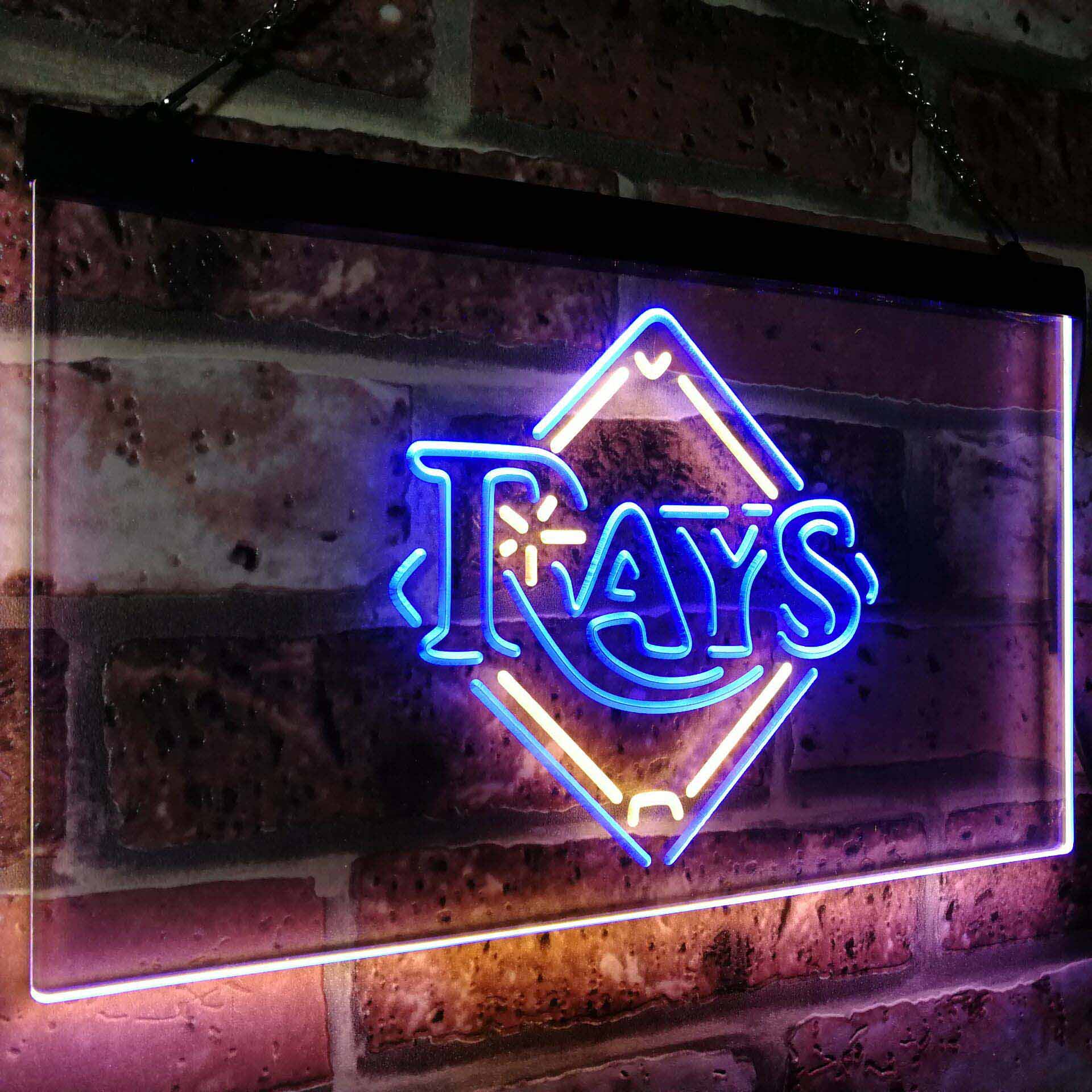 Tampa Bay Rays Neon Light Up Sign Wall Decor