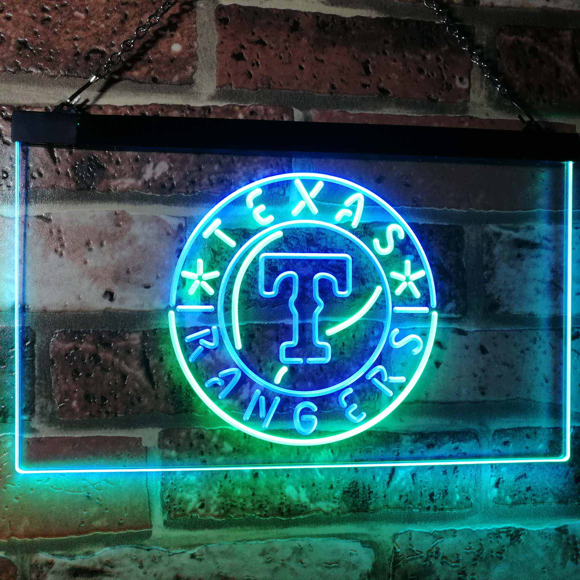 Texas Rangers Led Ribbon Texas Rangers Neon Sign - LED LAB CAVE