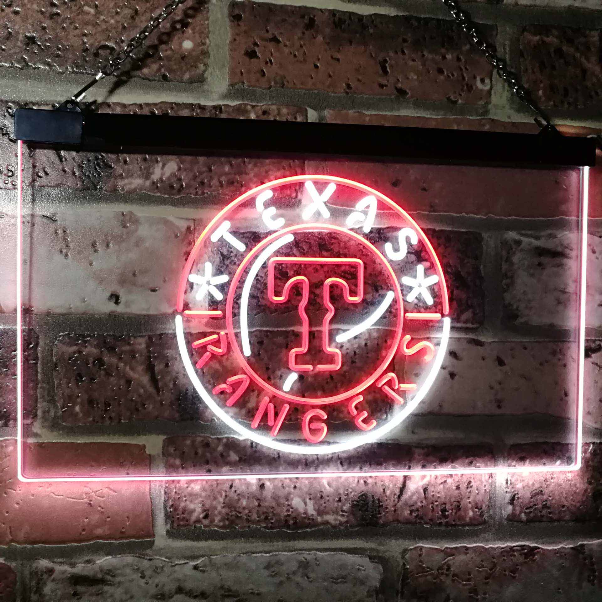Texas Rangers Neon LED Sign