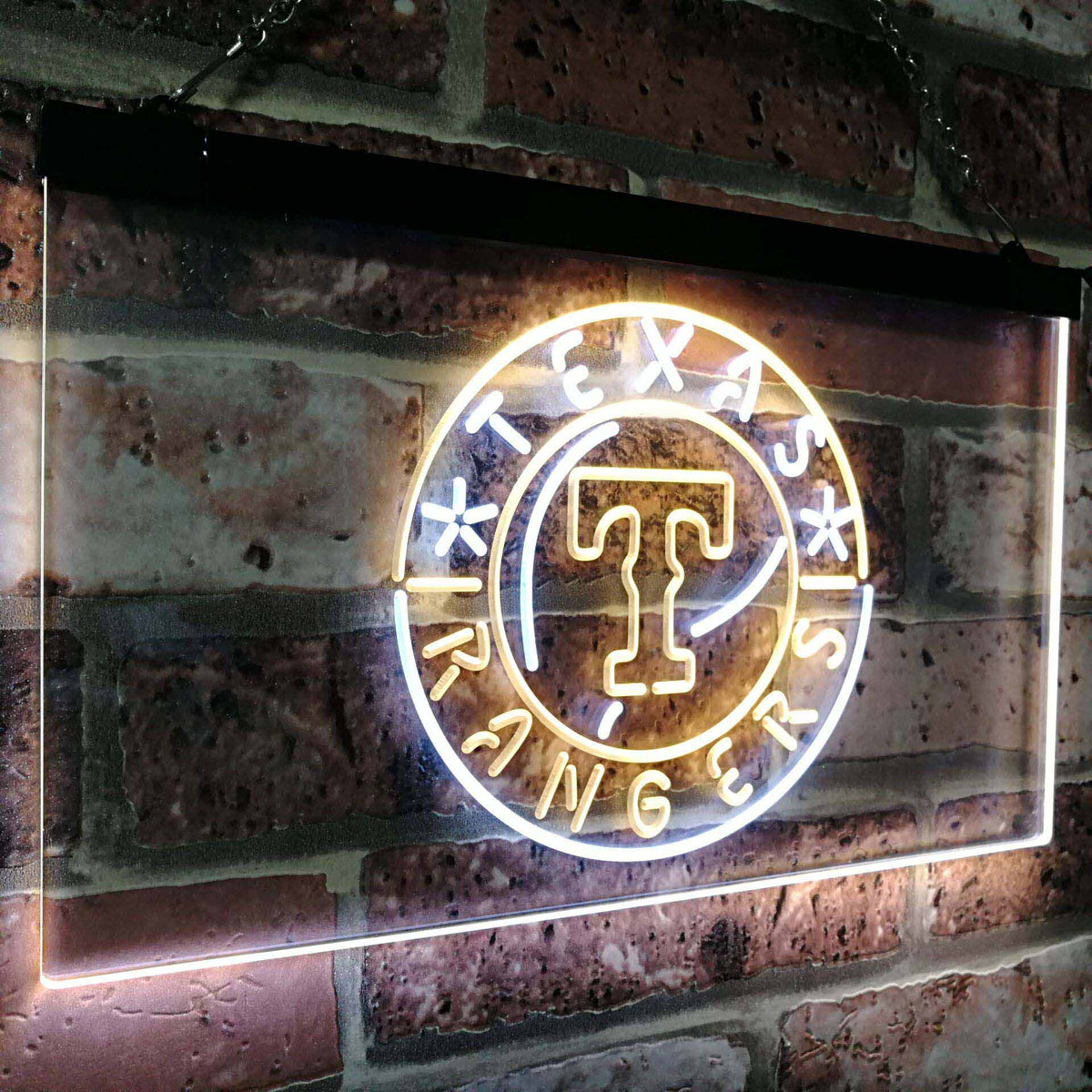 Texas Rangers Neon Sign - LED LAB CAVE