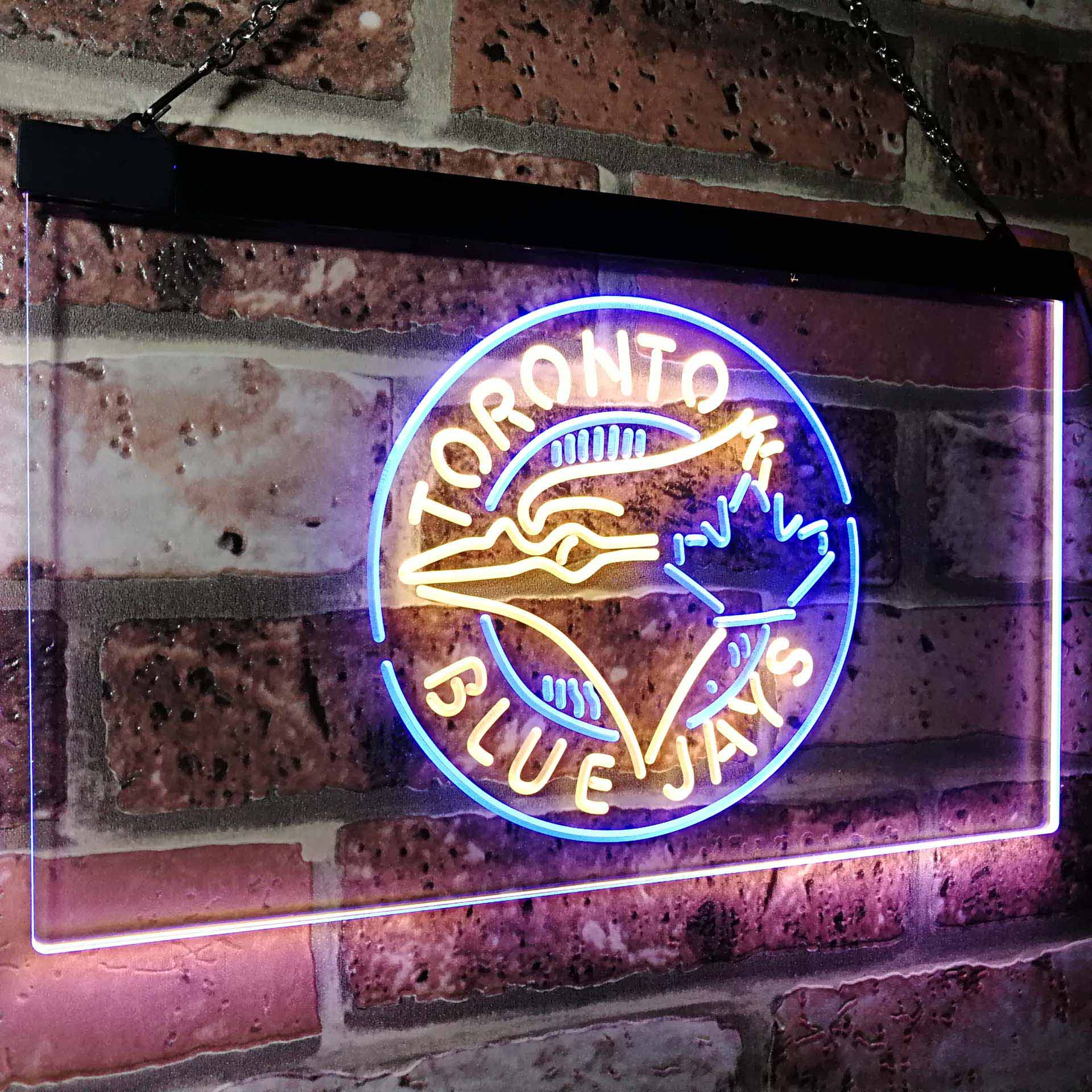 Toronto Blue Jays Neon Light Up Sign Wall Decor