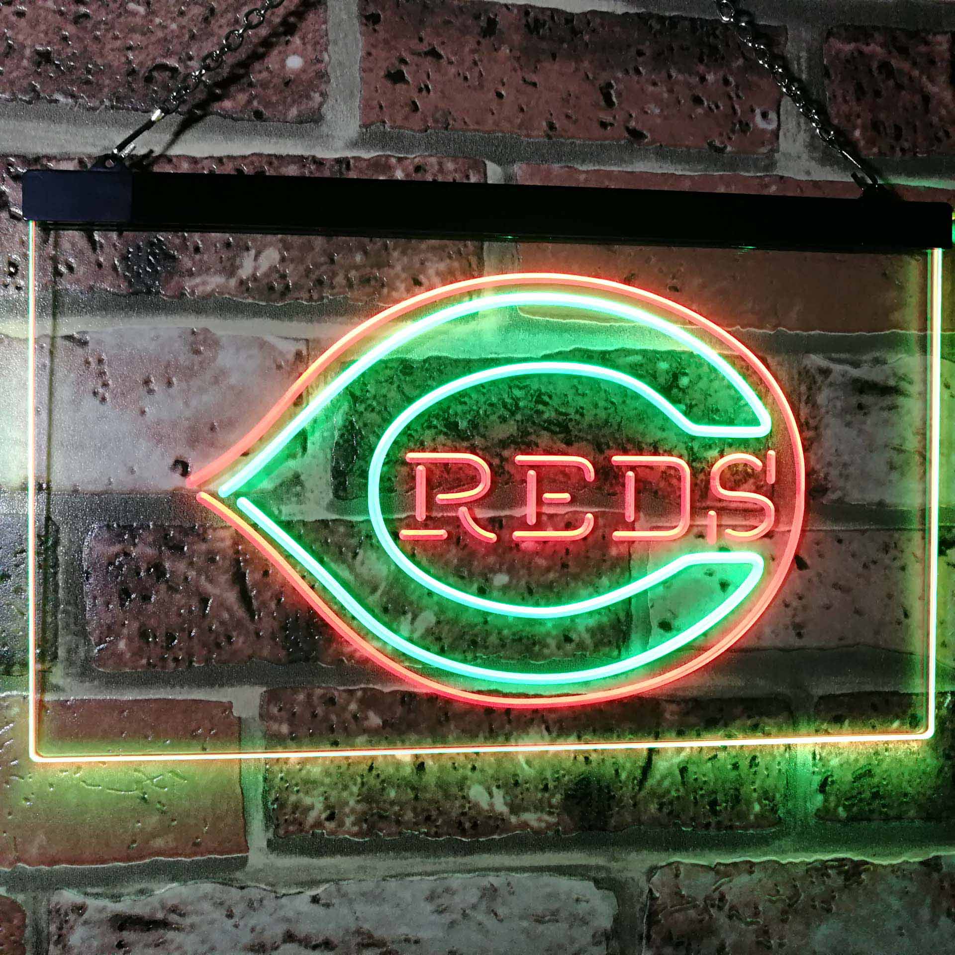 Cincinnati Reds Man Cave Neon Sign