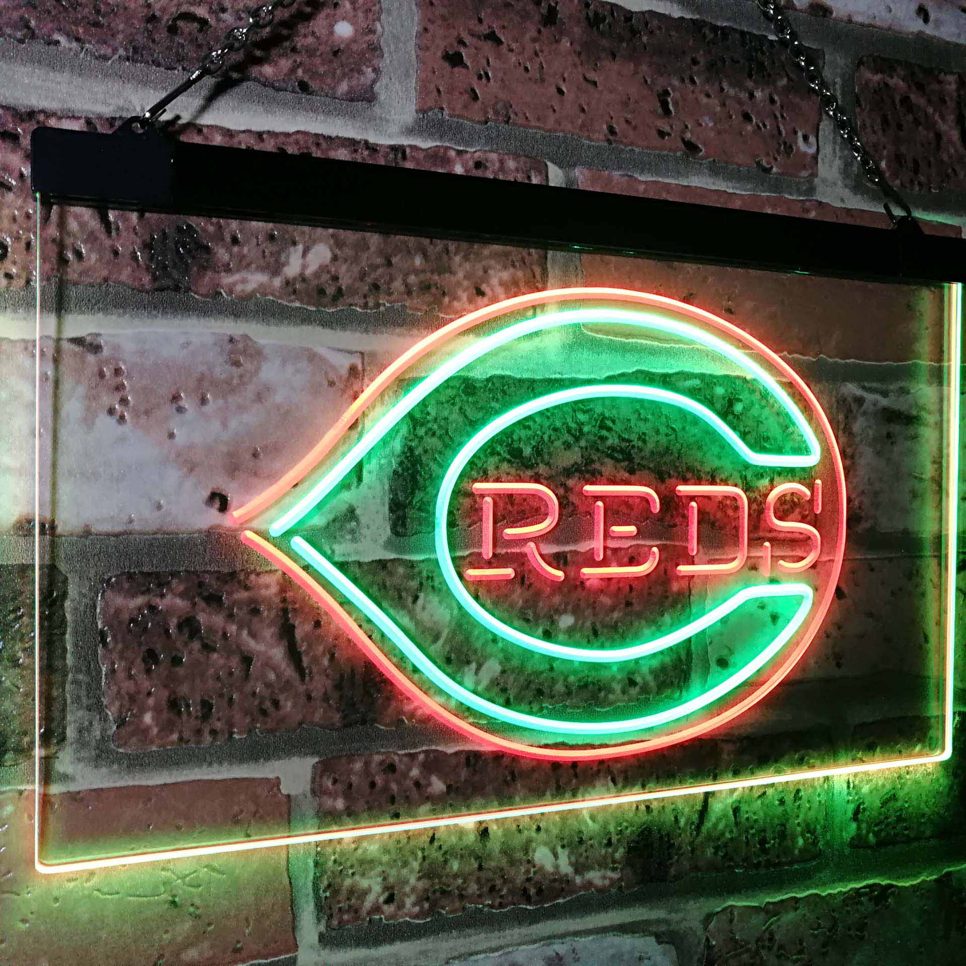 Cincinnati Reds Neon Light Up Sign Wall Decor