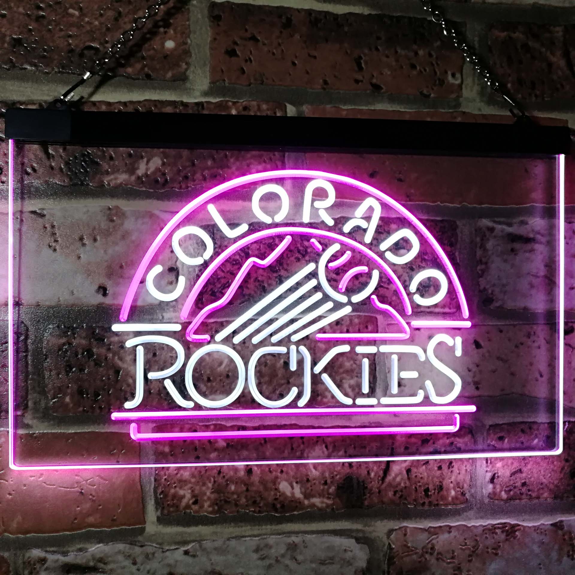 Colorados Sport Club League Team Rockiess Man Cave Neon Sign