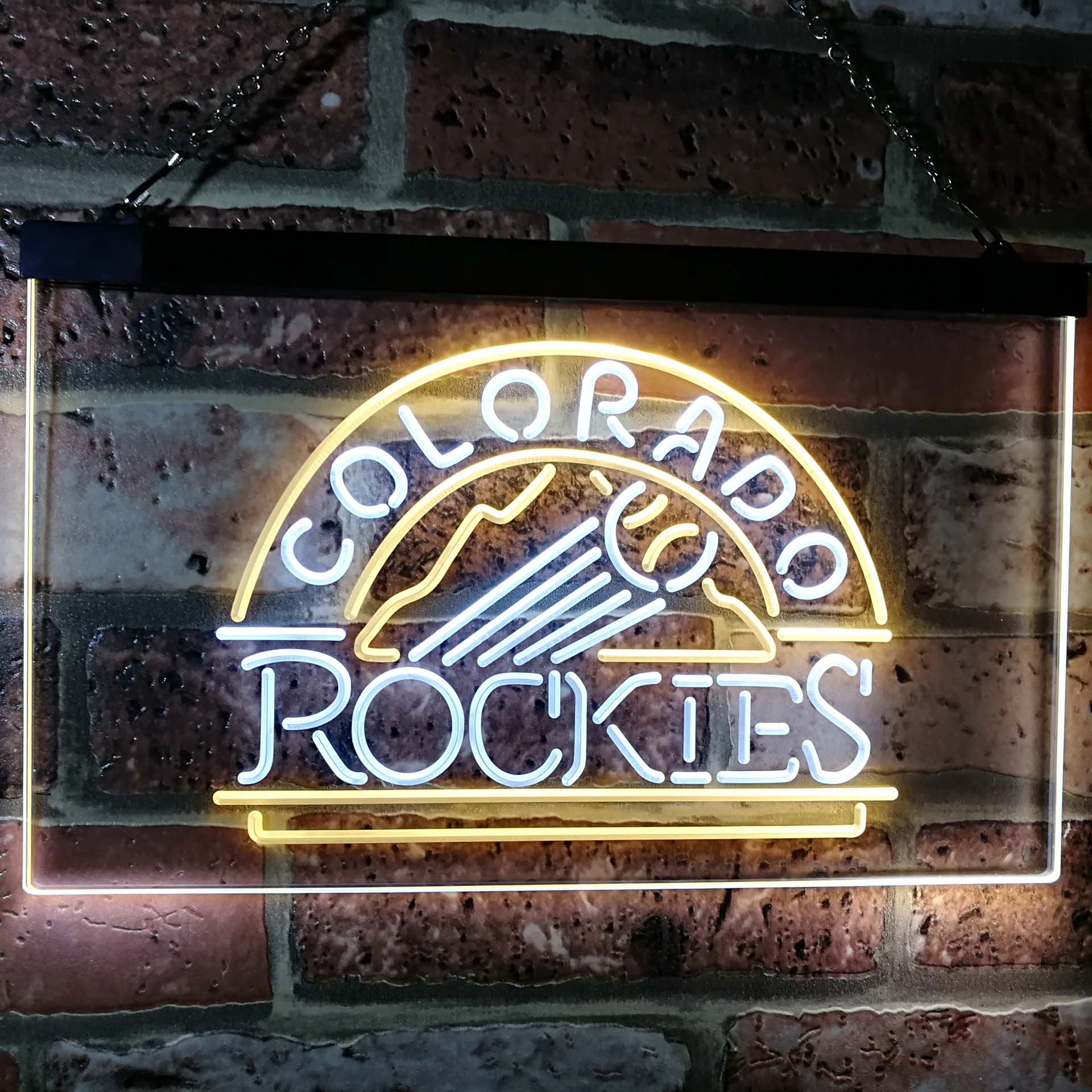 Colorados Sport Club League Team Rockiess Man Cave Neon Sign