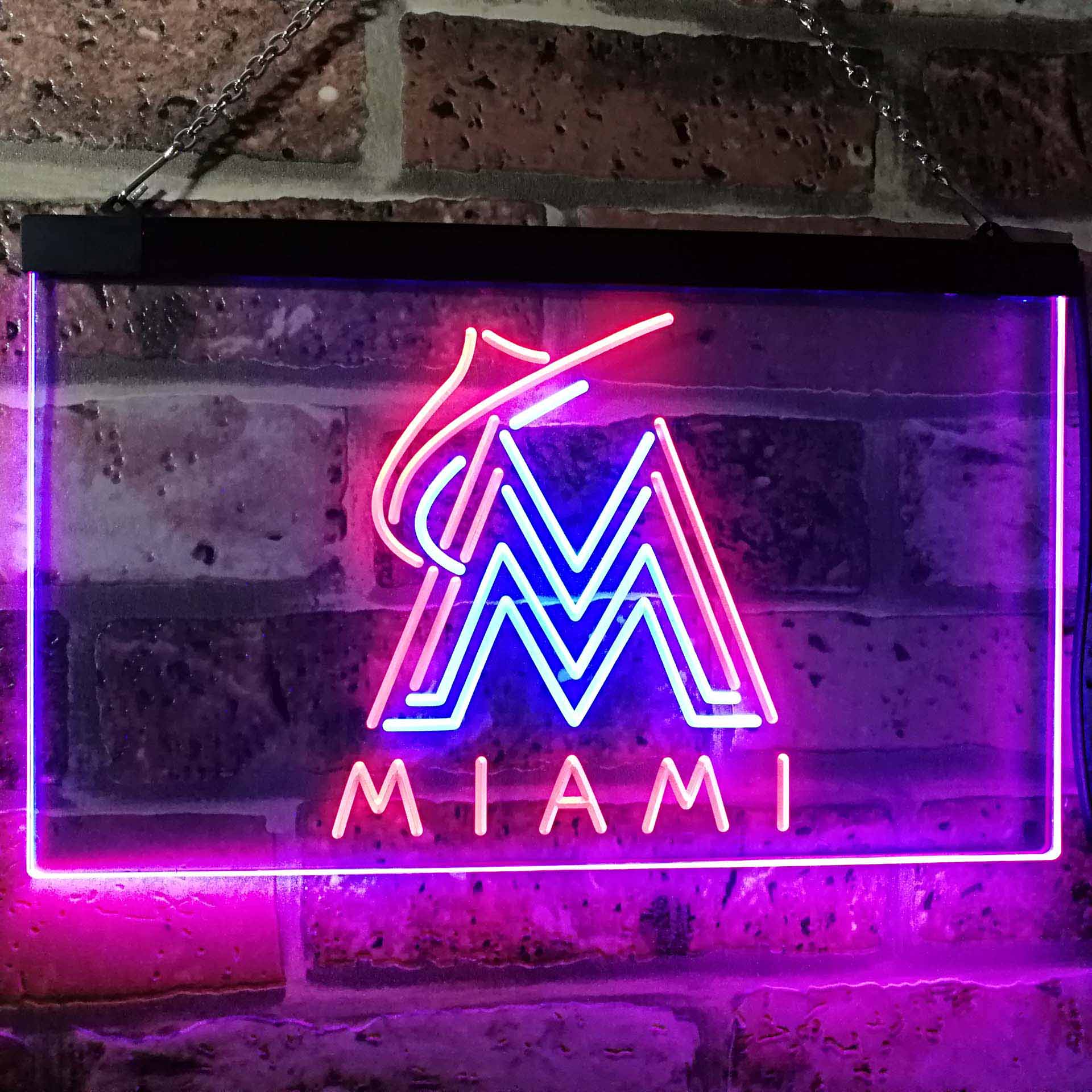 Florida Marlins Man Cave Neon Sign