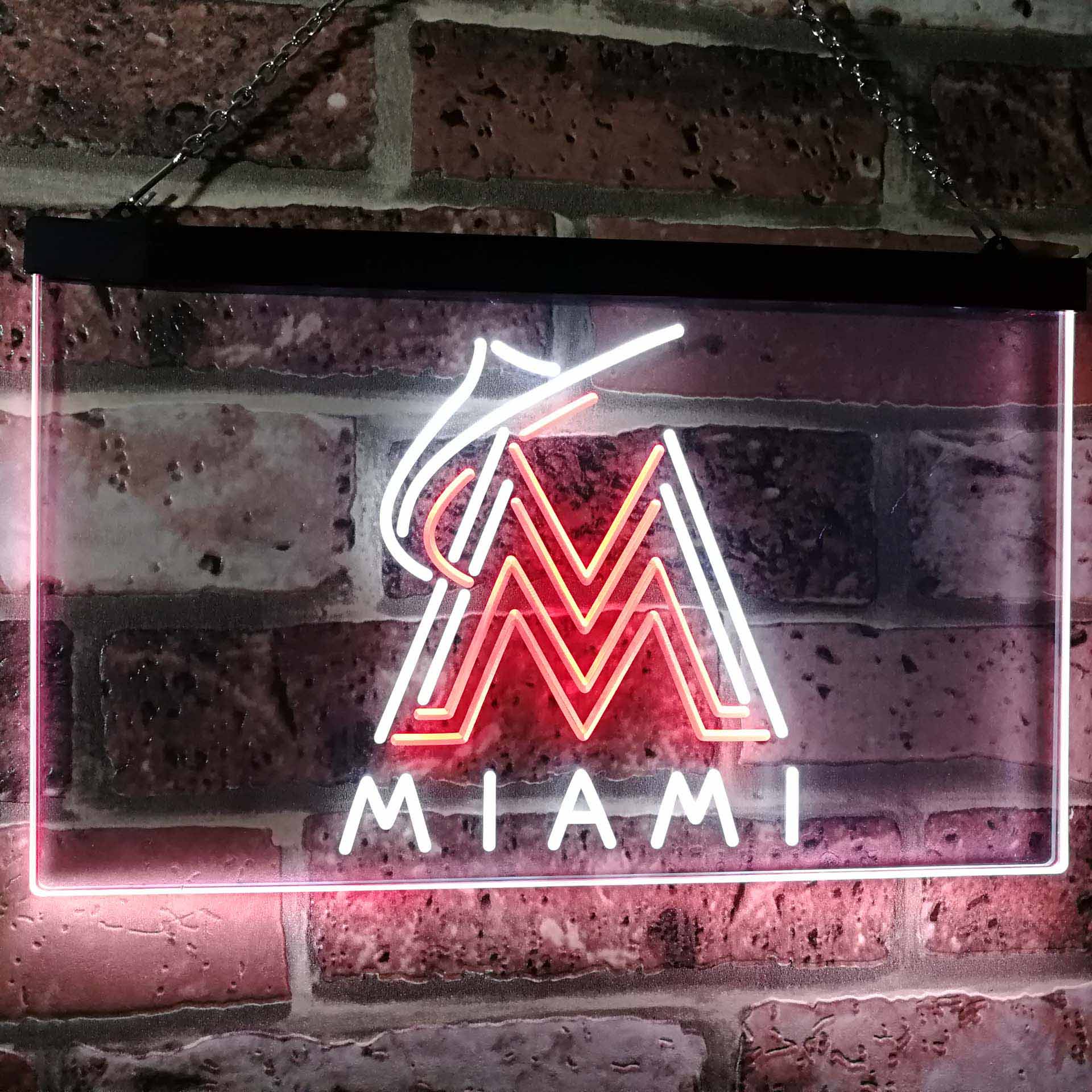 Florida Marlins Man Cave Neon Sign
