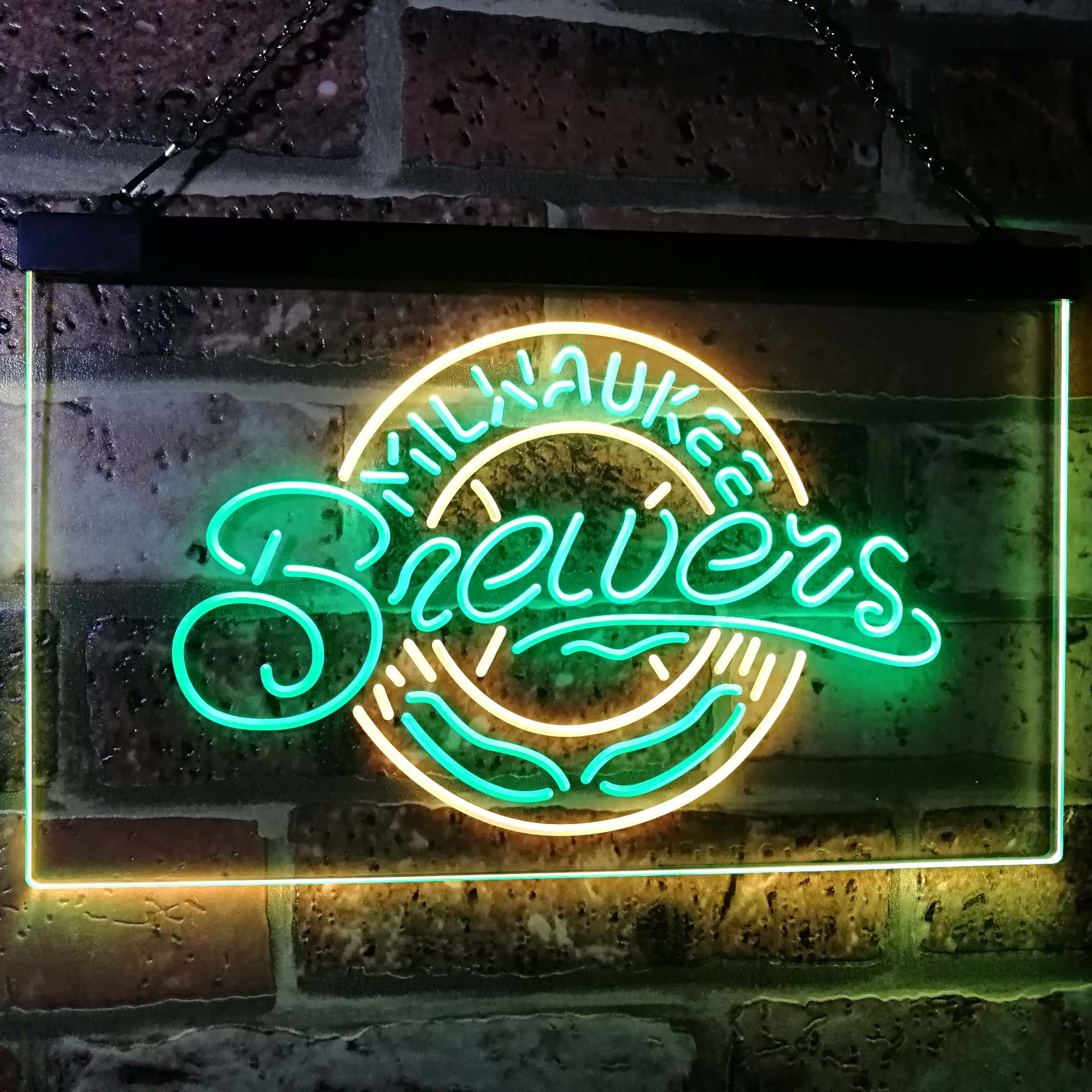 Milwaukee Brewers Neon LED Sign