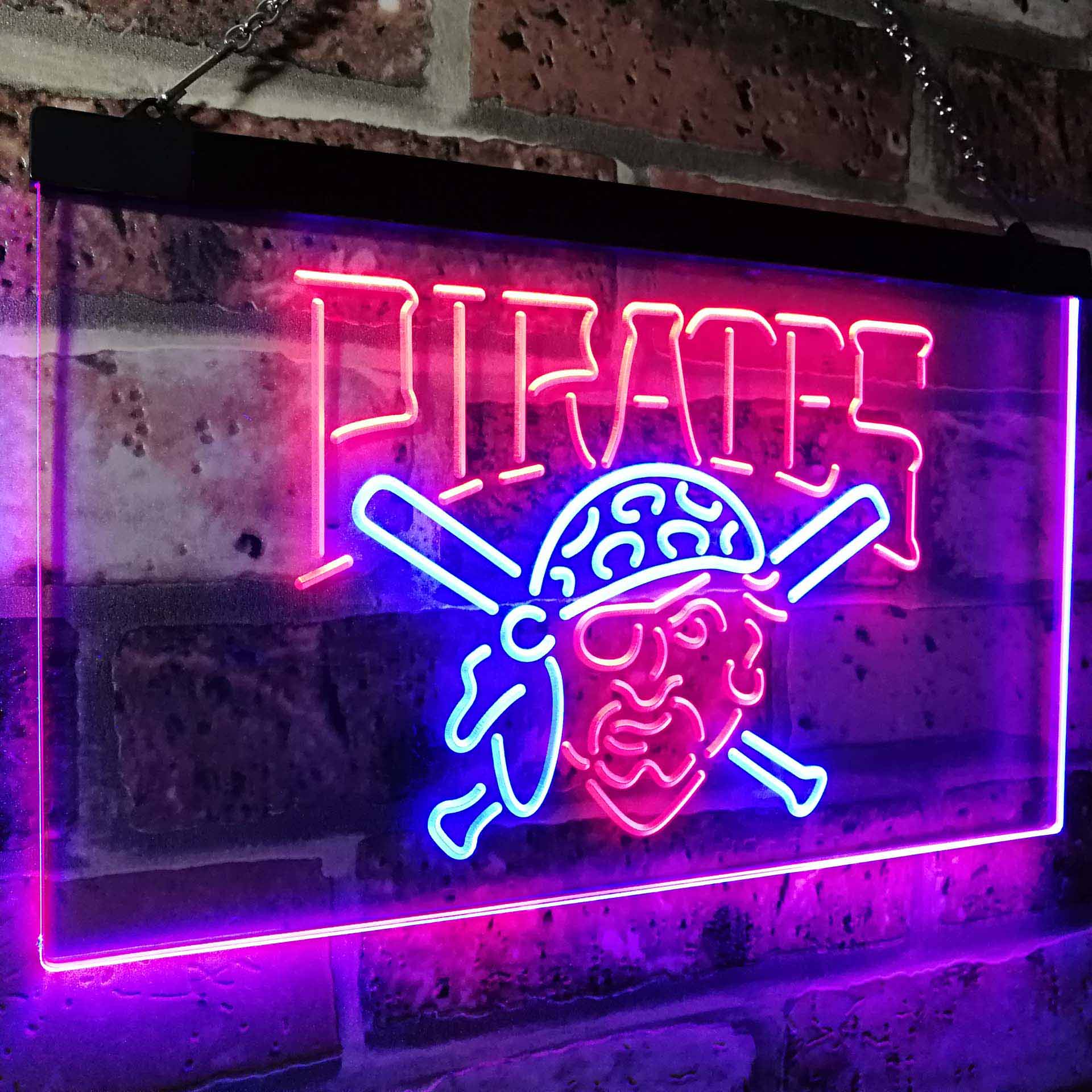 Pittsburgh Pirates Man Cave Neon Sign