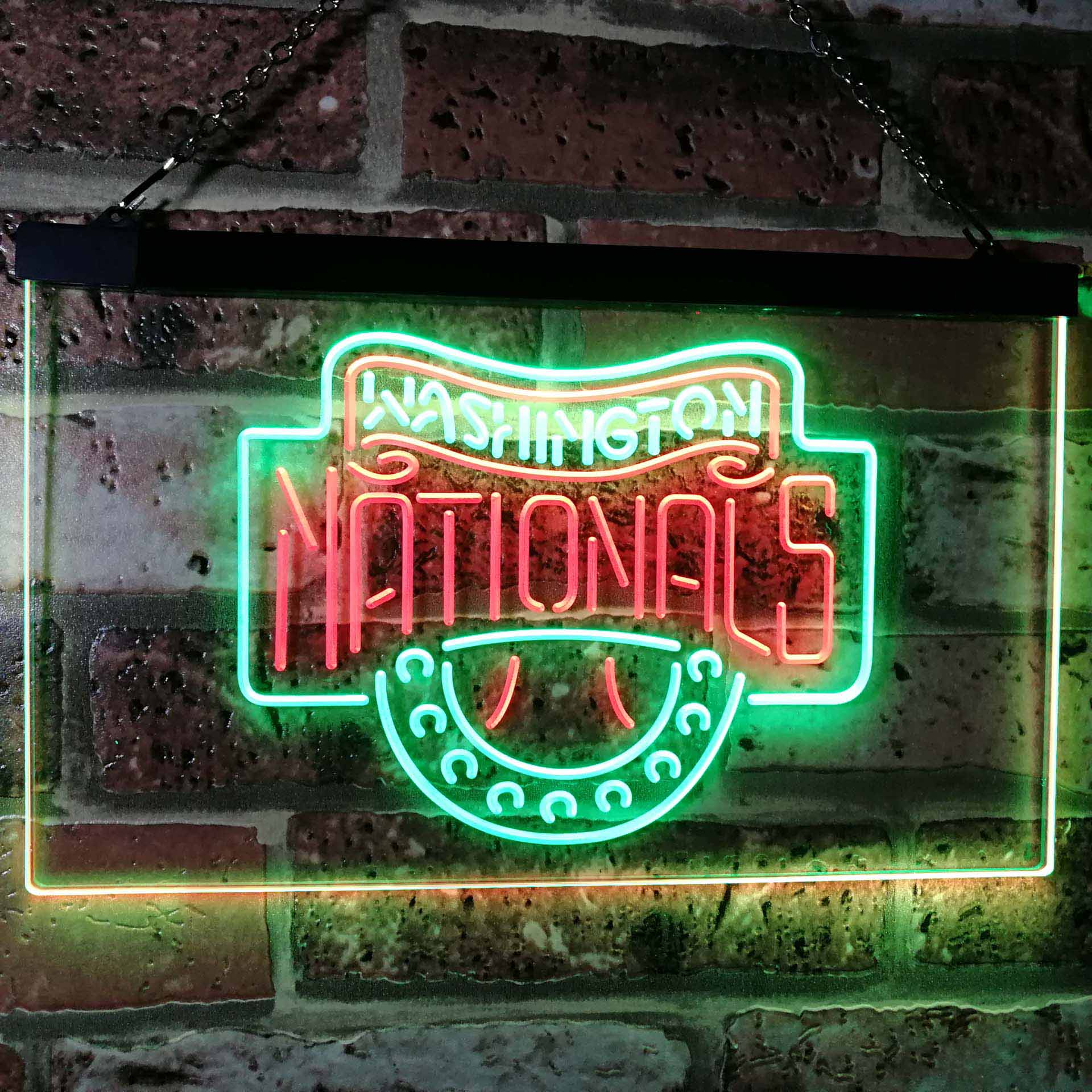 Washington League Club Man Cave Neon Sign