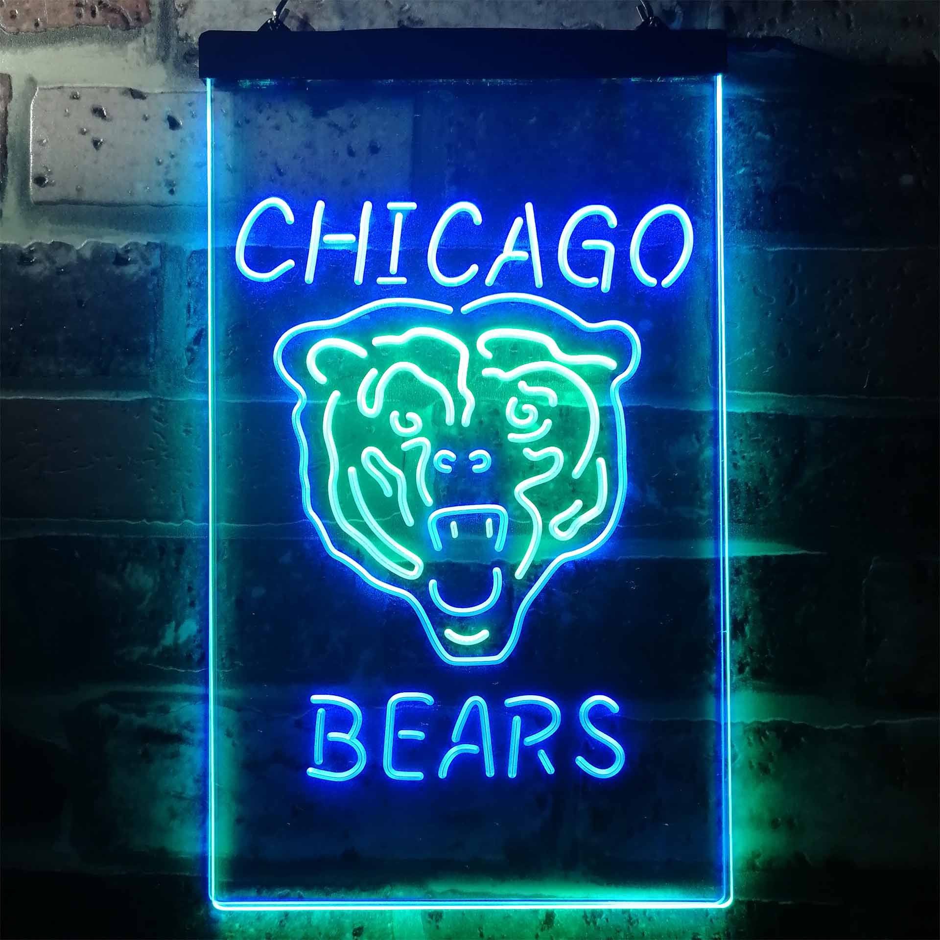 Chicago Bears Man Cave Neon Sign