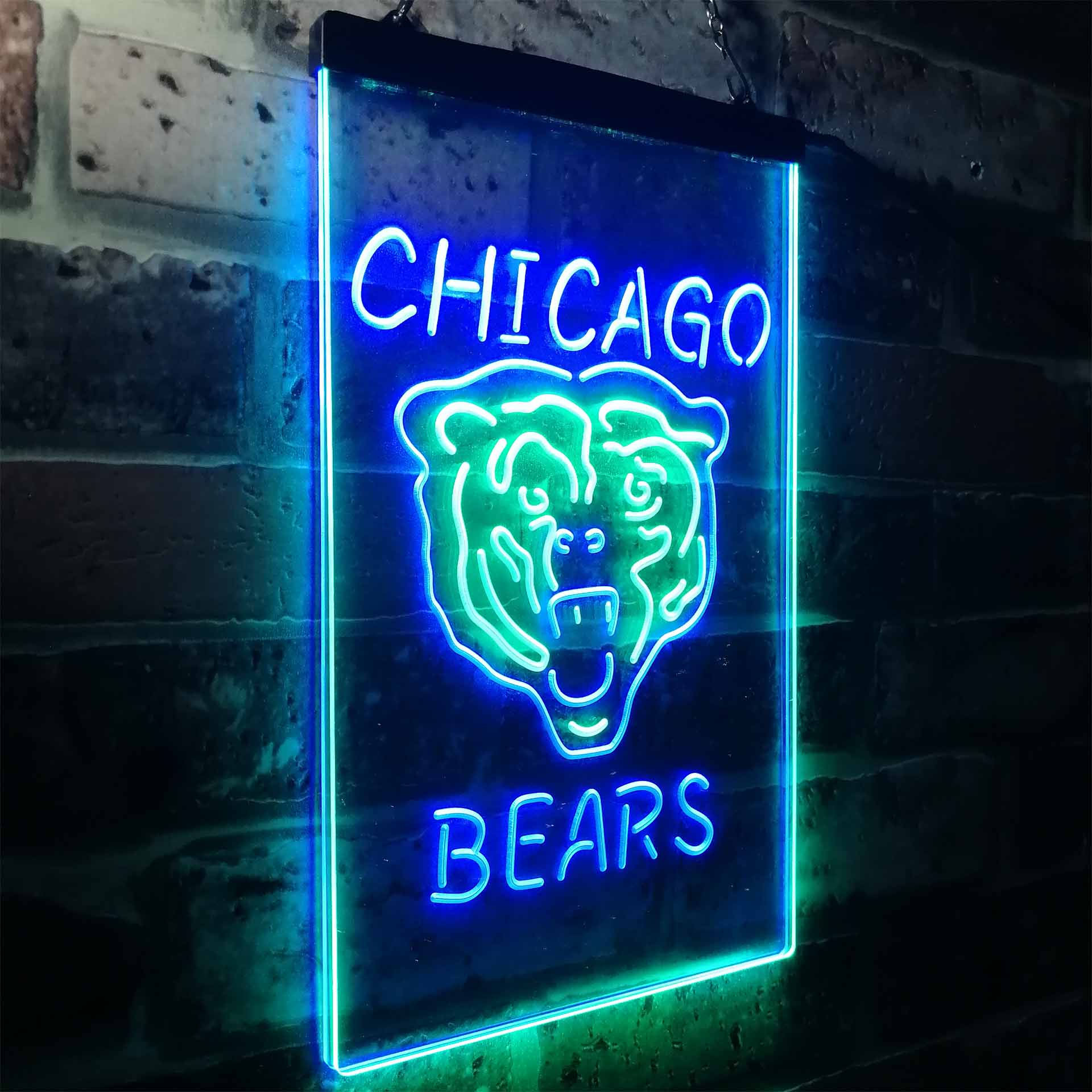 Chicago Bears Man Cave Neon Sign