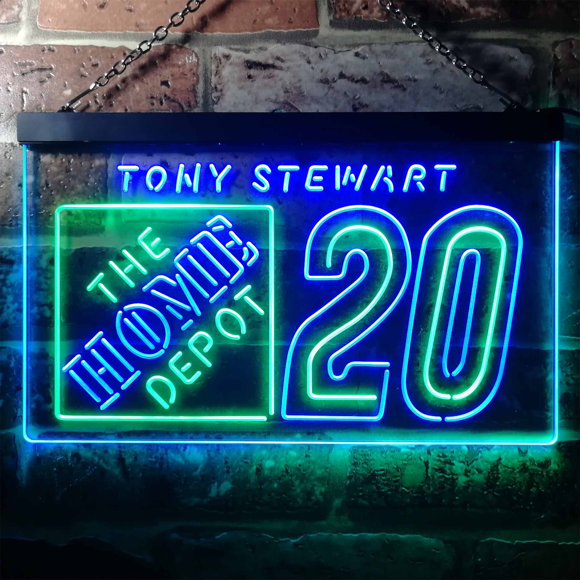 Tony Stewart #20 Racing Man Cave Neon Sign