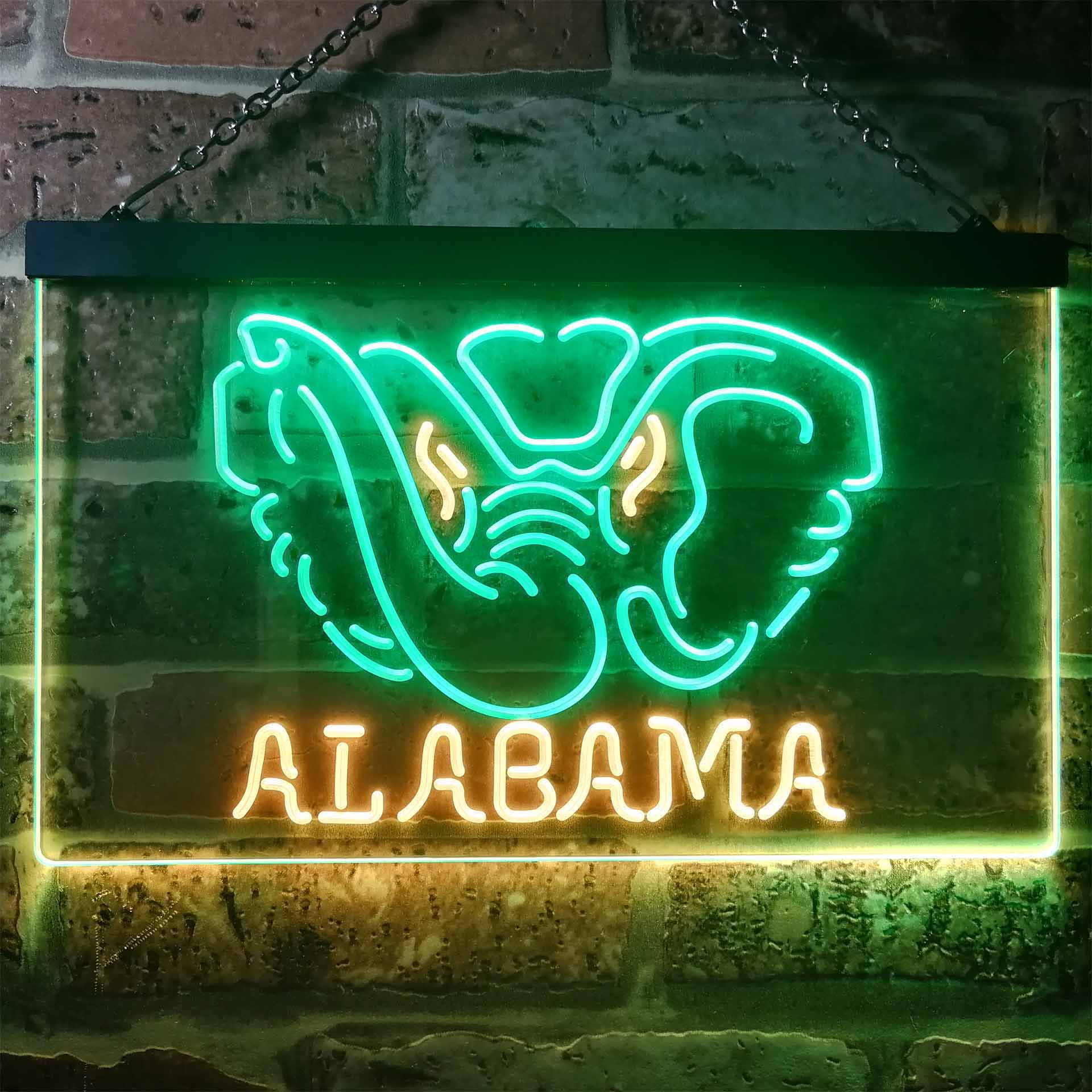 Alabama Crimson Tide Club Man Cave Neon Sign