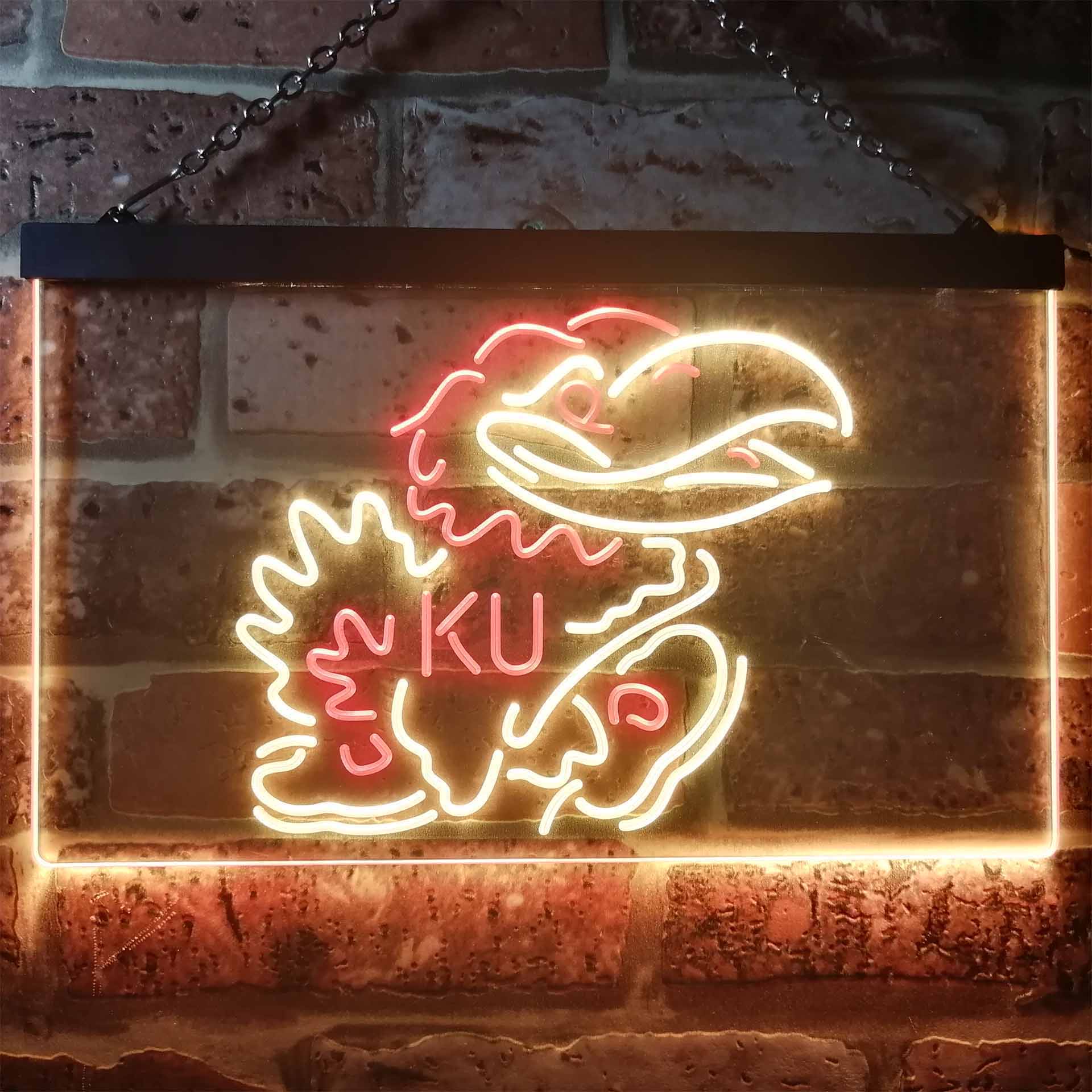 Ku Sign Kansas Jayhawks KU Club Neon Sign - LED LAB CAVE