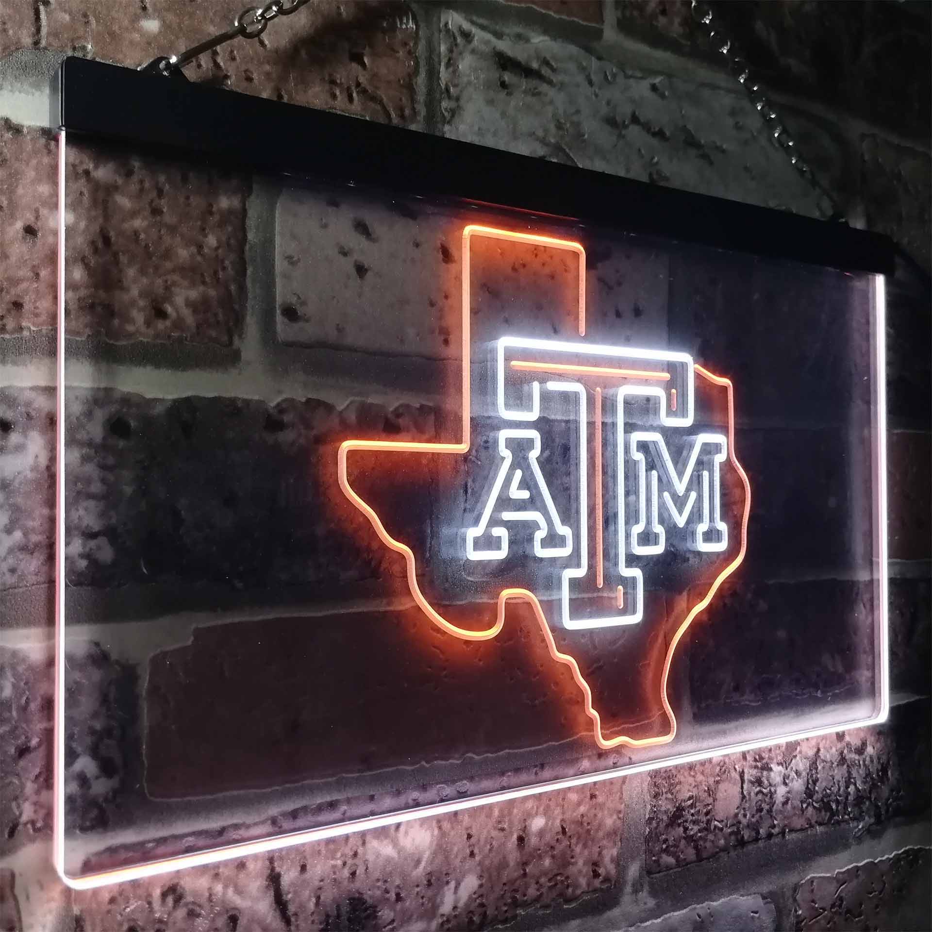 Texas A&M Aggies Club Man Cave Neon Sign