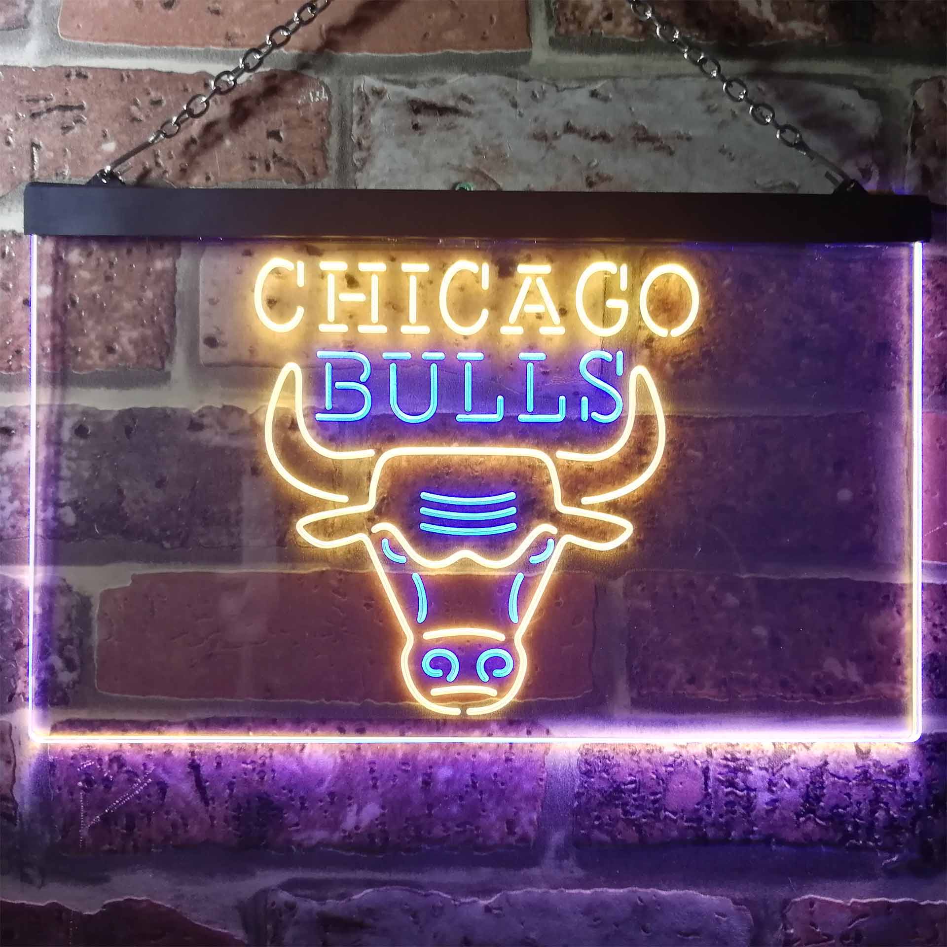 Chicago Bulls Man Cave Neon Sign