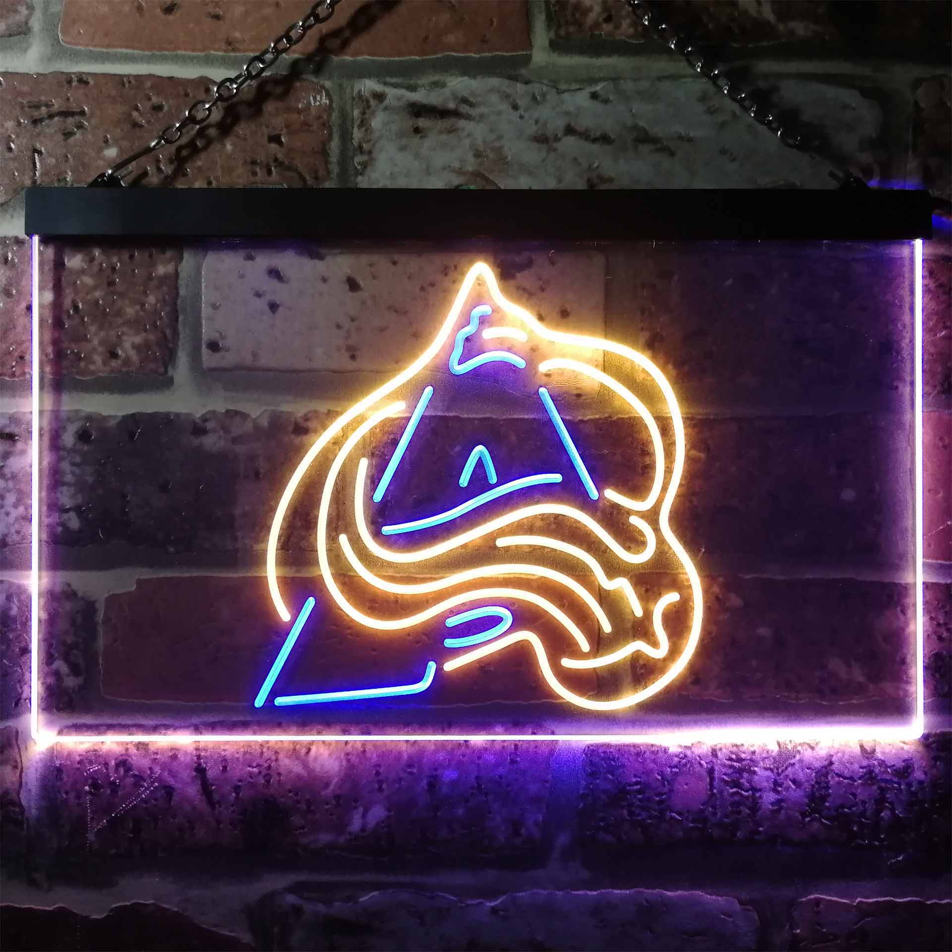 Colorado Avalanche Hockey Neon LED Sign