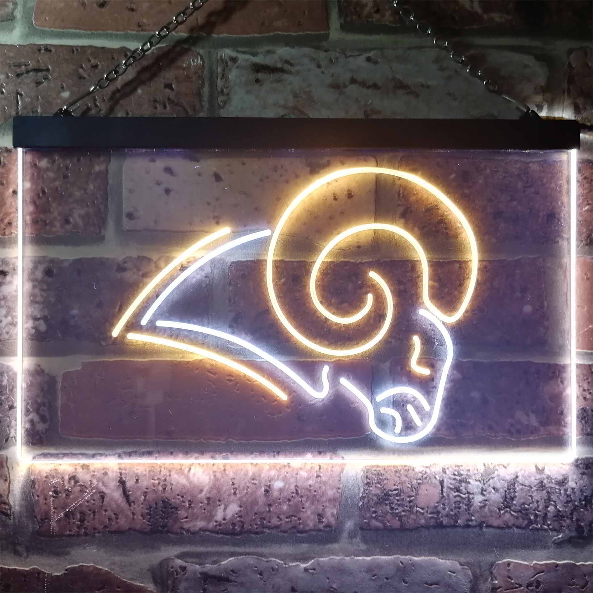 Los Angeles Rams Man Cave Neon Sign