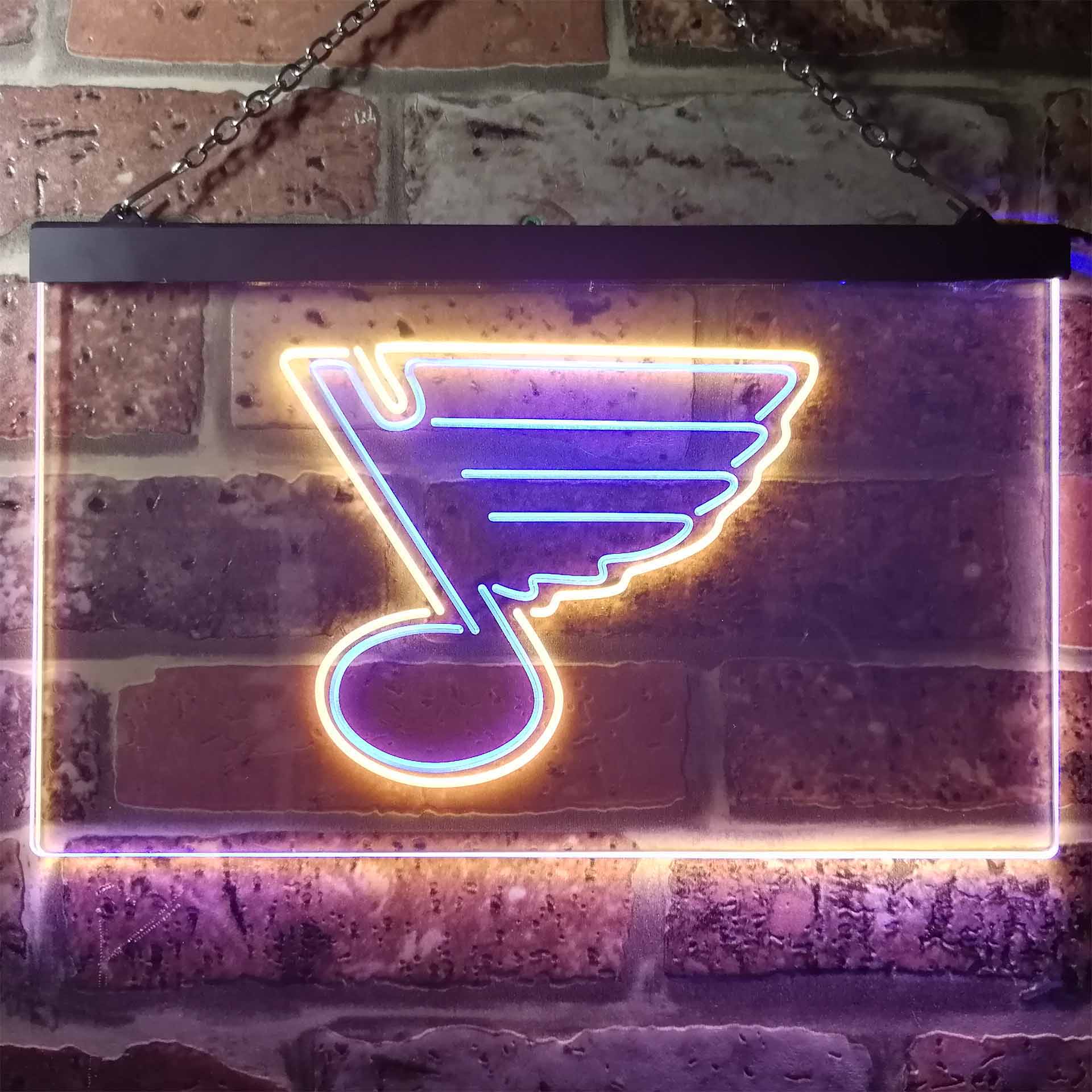 St. Louis Blues Hockey Neon LED Sign