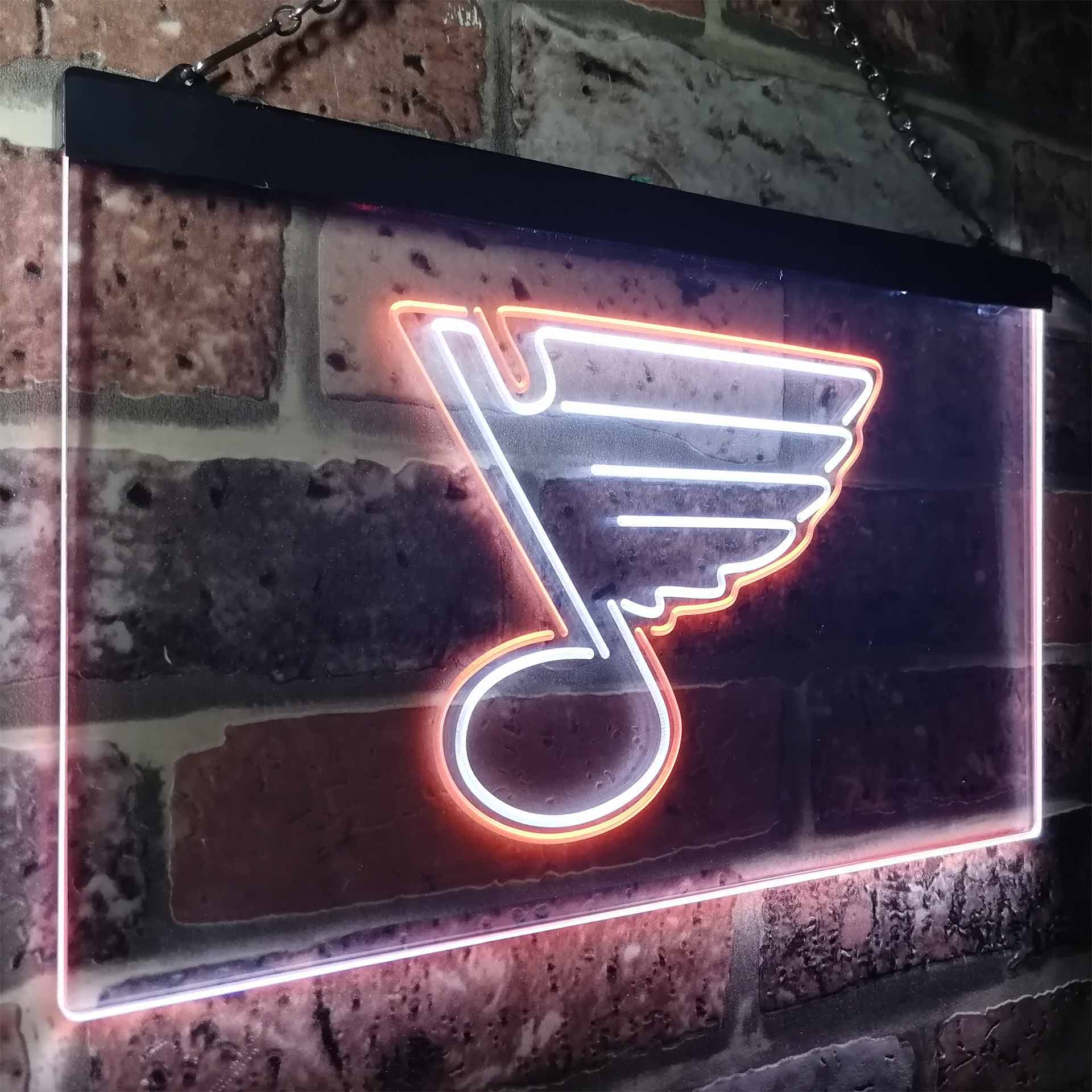 St Louis Blues Neon Light Up Sign Wall Decor
