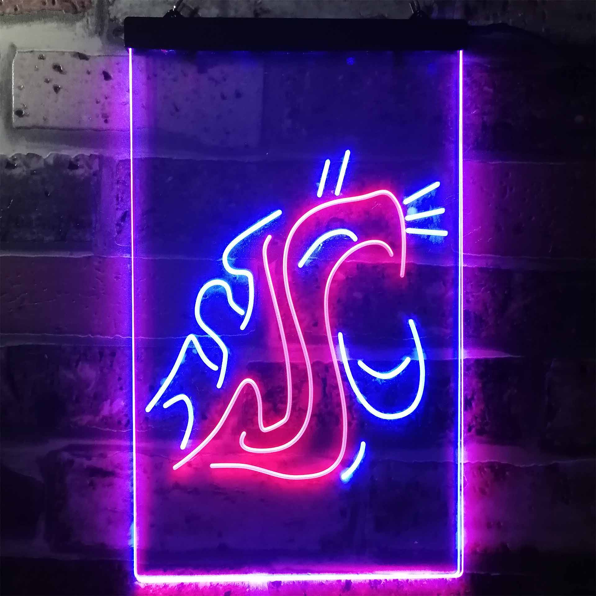 Washington State Cougars Neon LED Sign