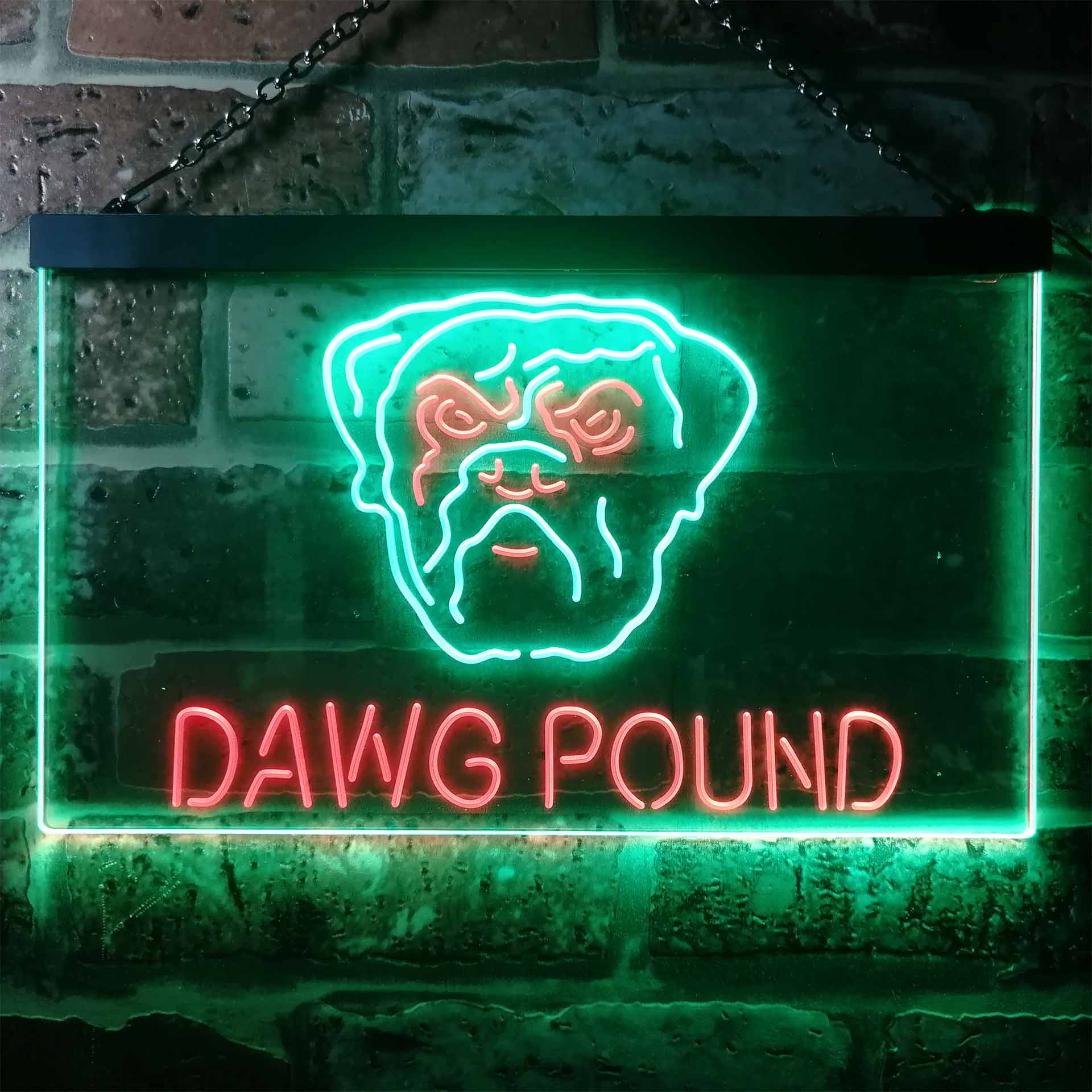Dawg Pound Cleveland Man Cave Neon Sign