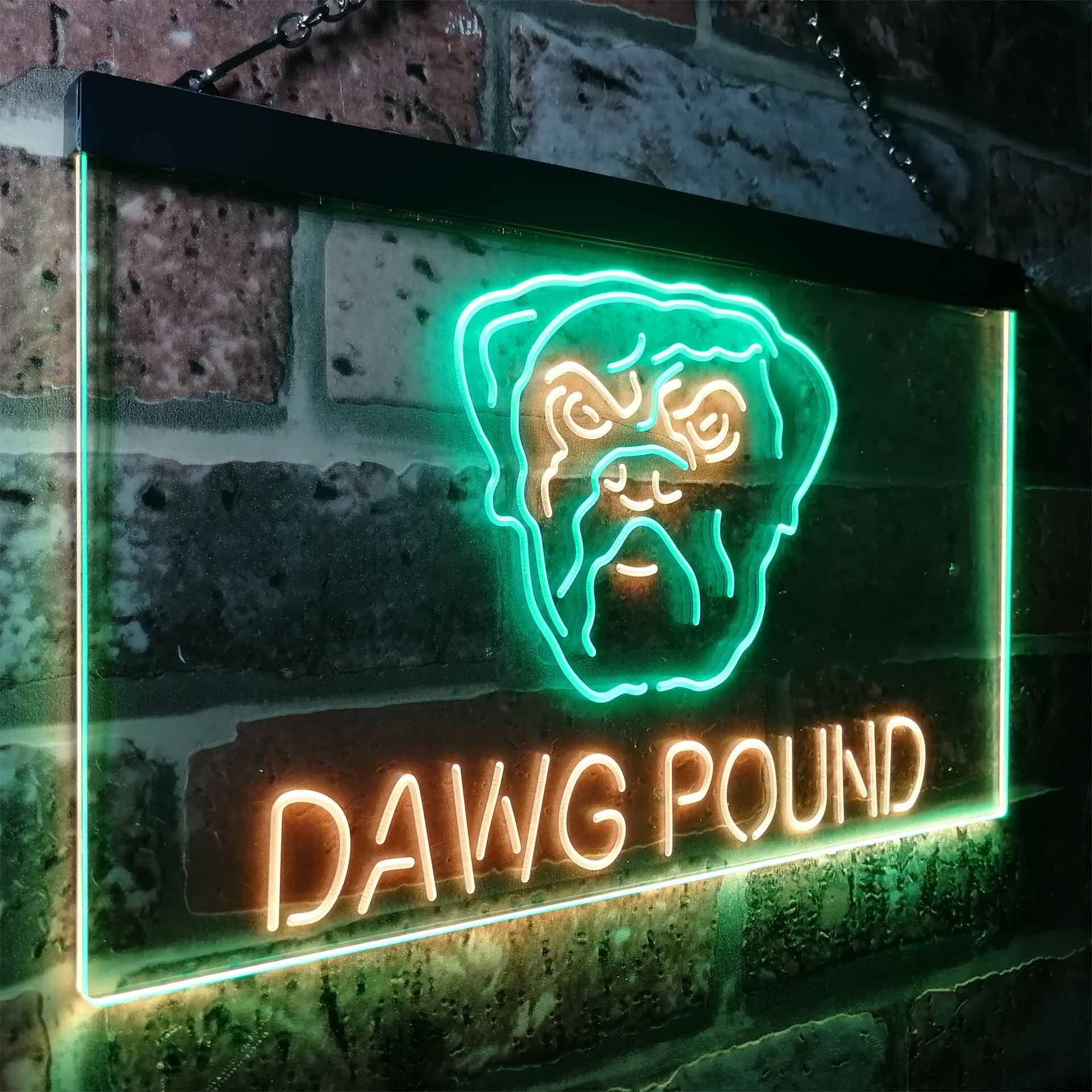 Dawg Pound ClevelandManCaveネオンサイン
