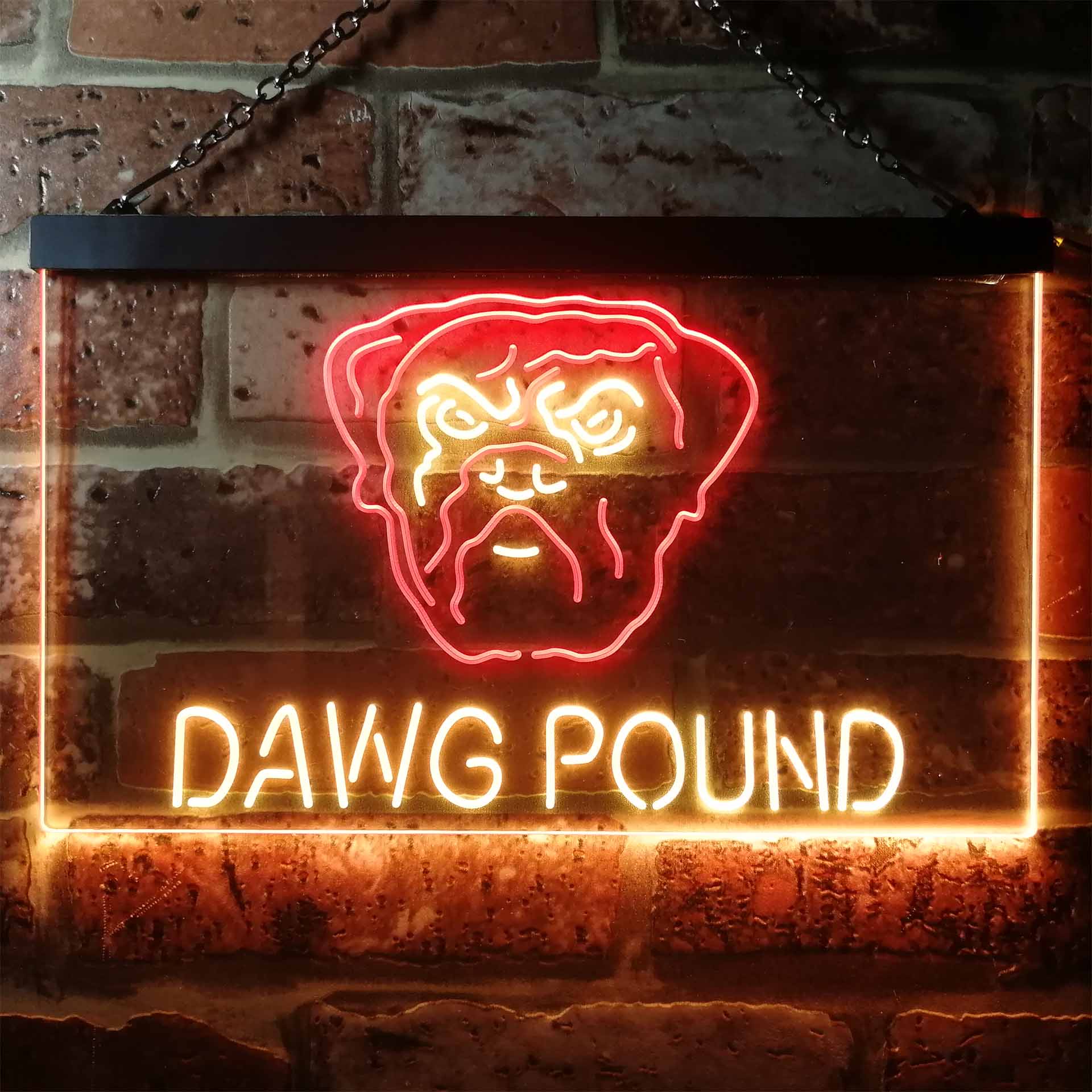 Dawg Pound ClevelandManCaveネオンサイン