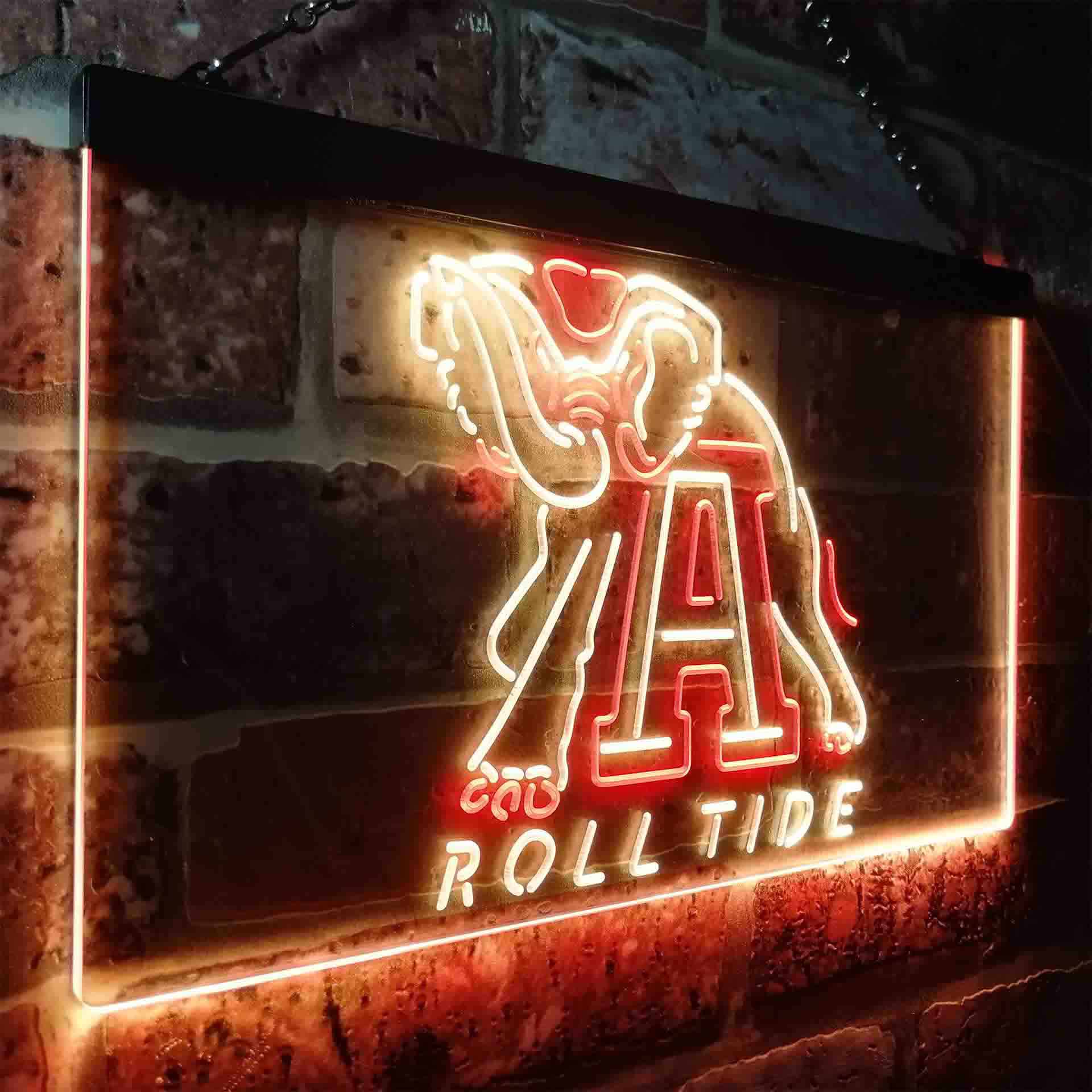 University of Alabama Roll Tide Club Neon Light Up Sign Wall Decor