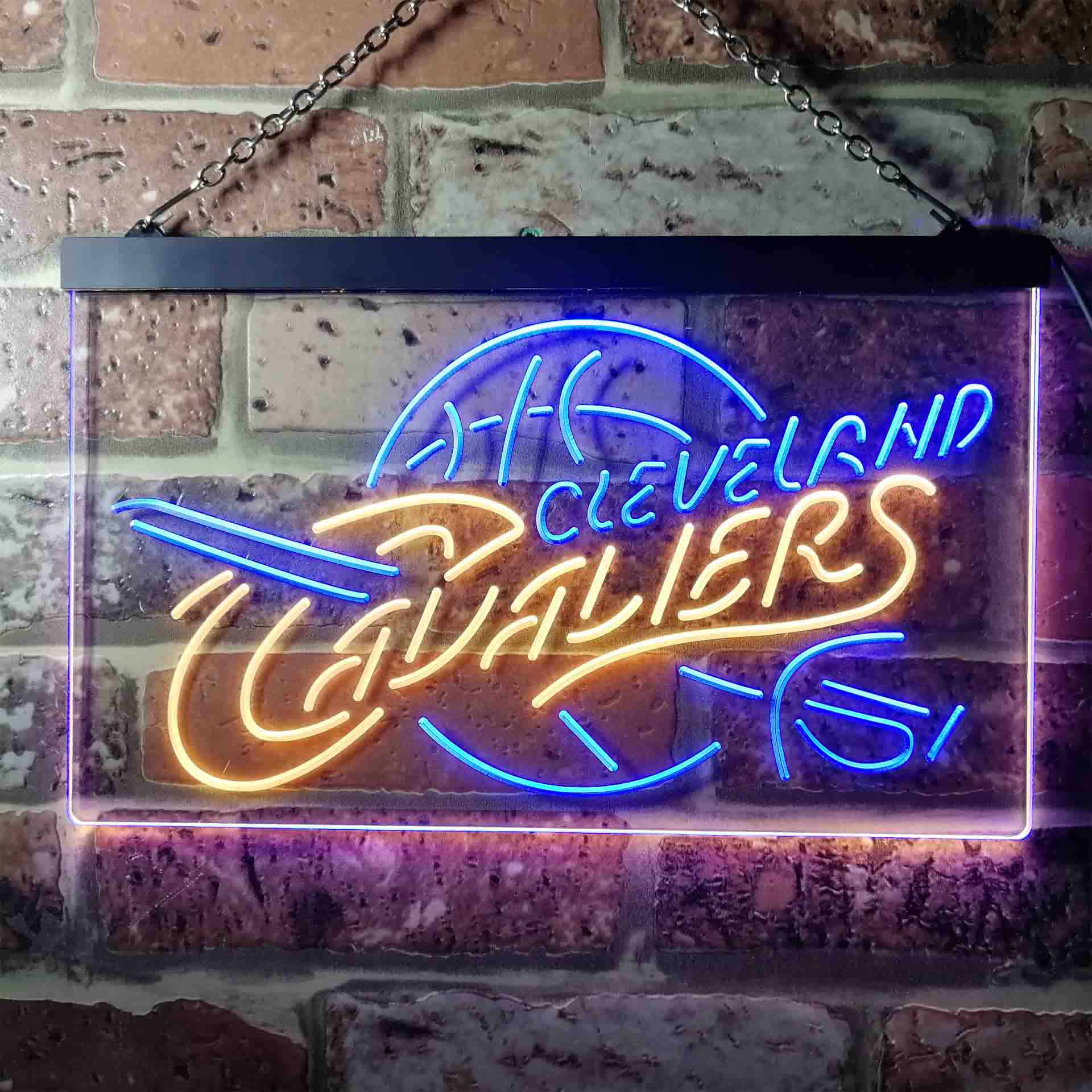 Cleveland Cavaliers Basketball Man Cave Neon Sign