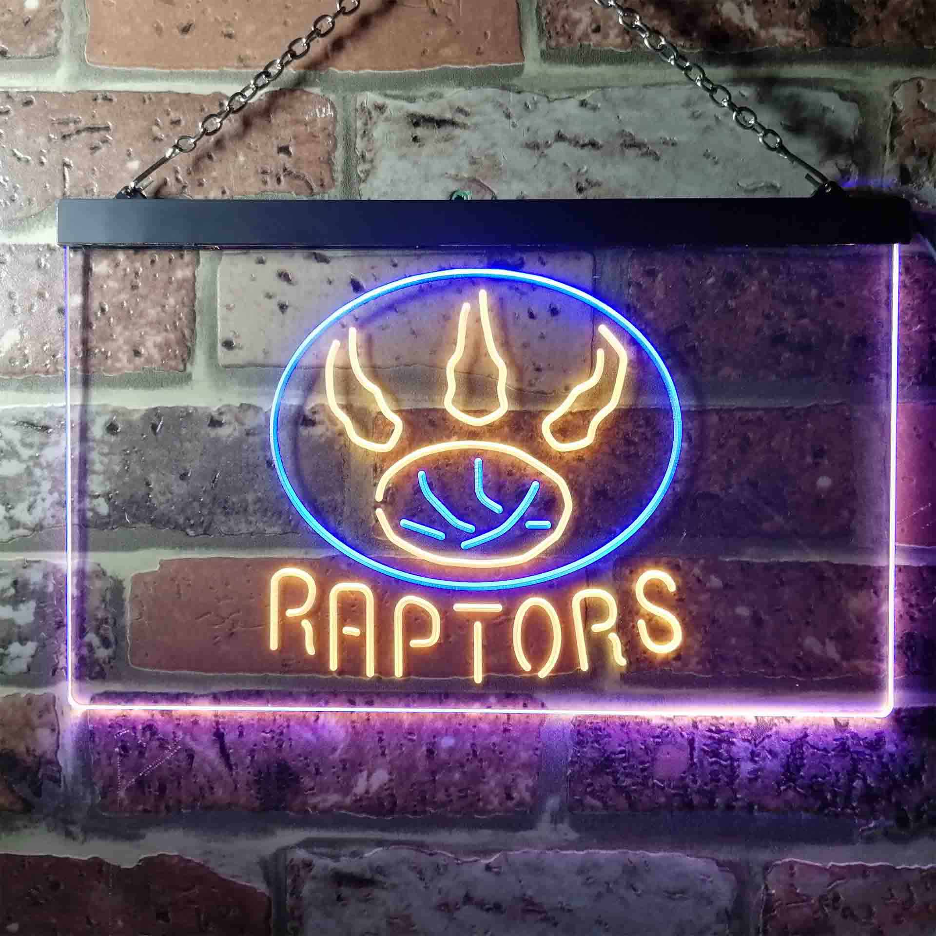 Toronto Sport Club League Team Raptors Souvenir Man Cave Neon Sign