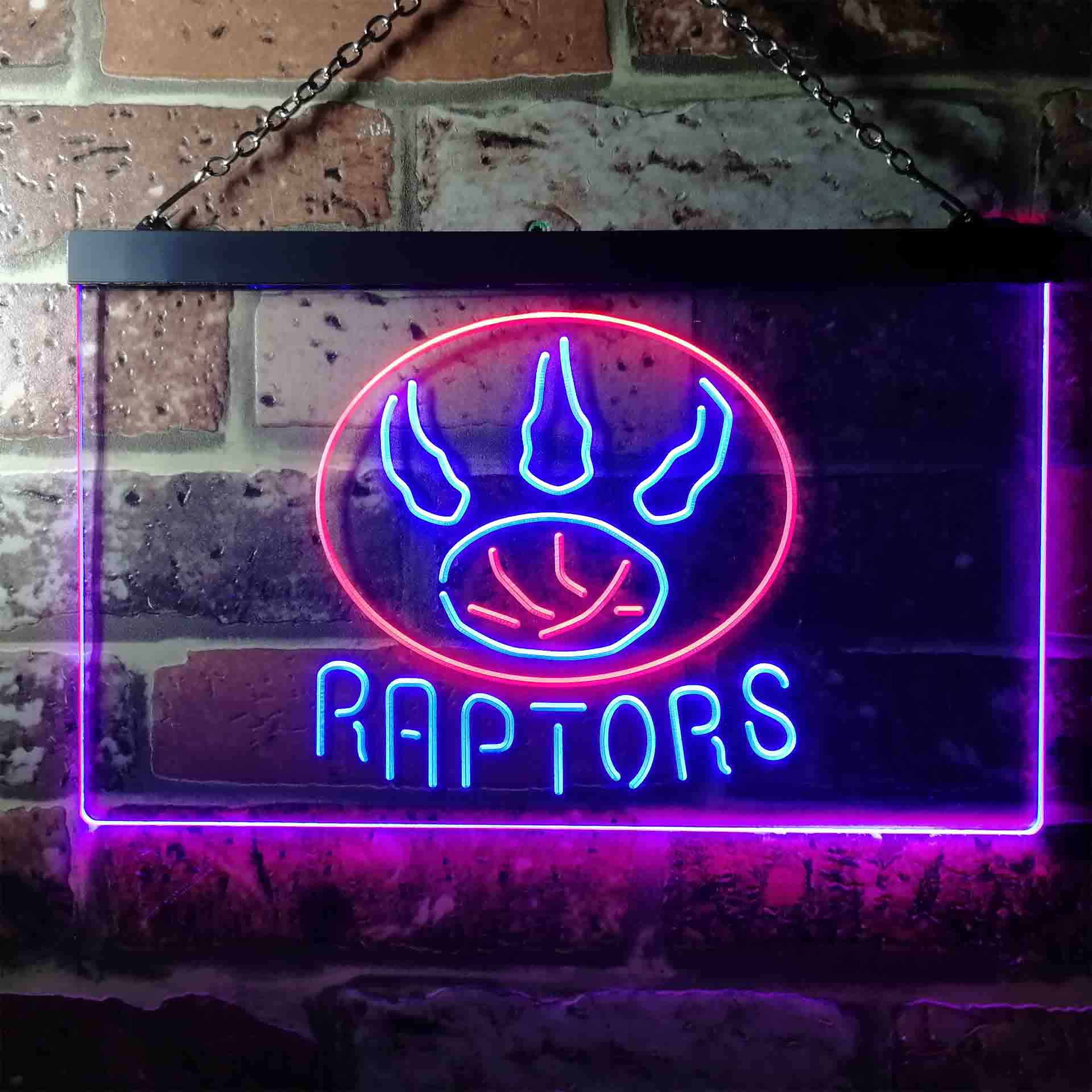 Toronto Sport Club League Team Raptors Souvenir Man Cave Neon Sign