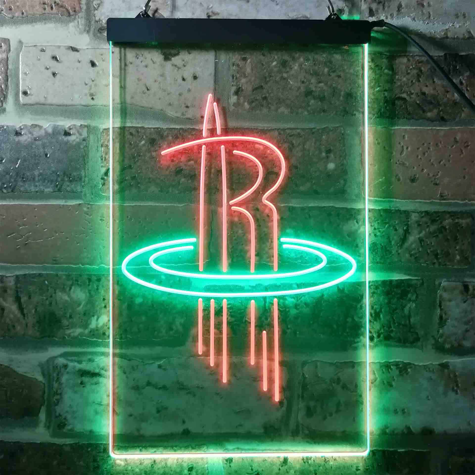 Houston Rockets Man Cave Neon Sign