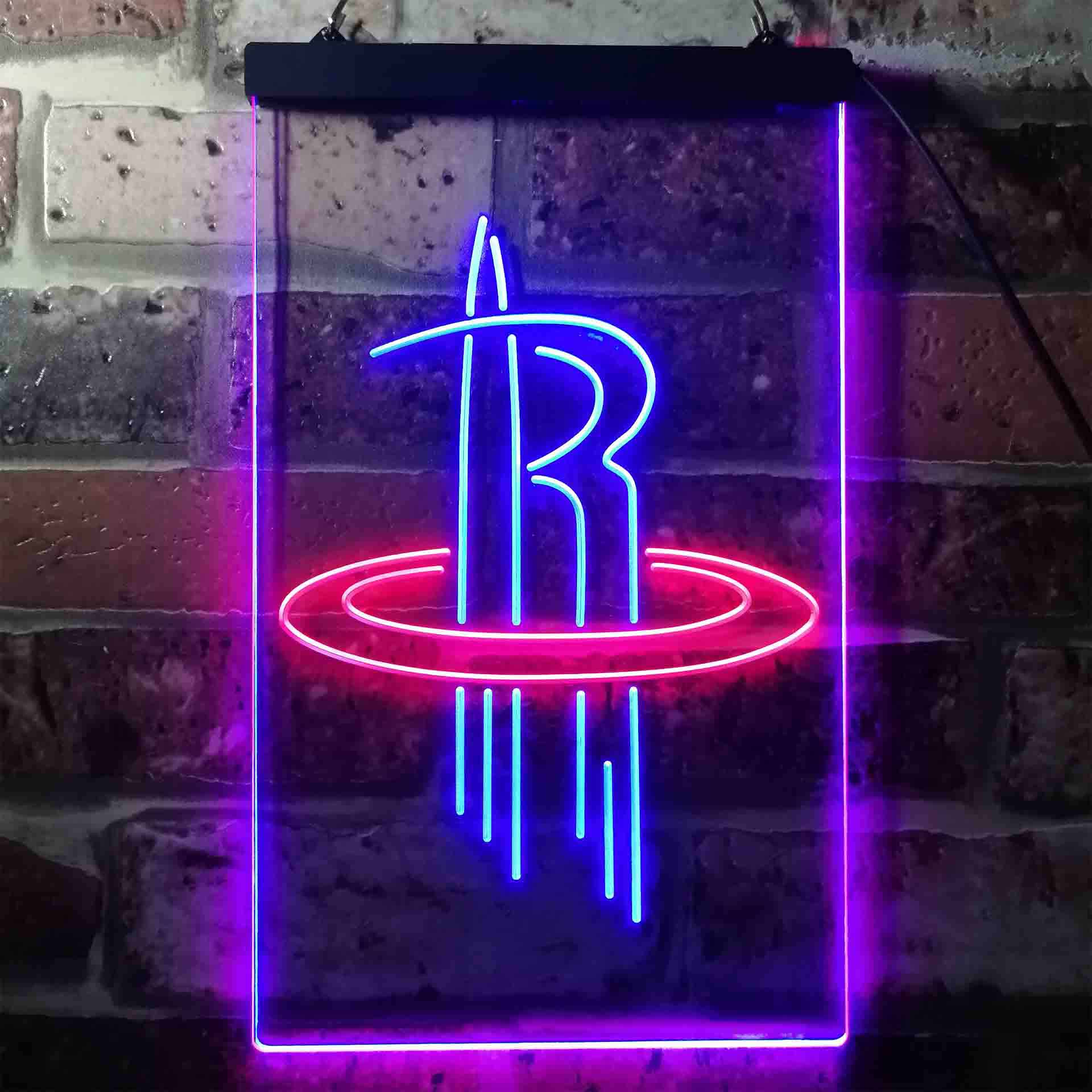 Houston Rockets Man Cave Neon Sign