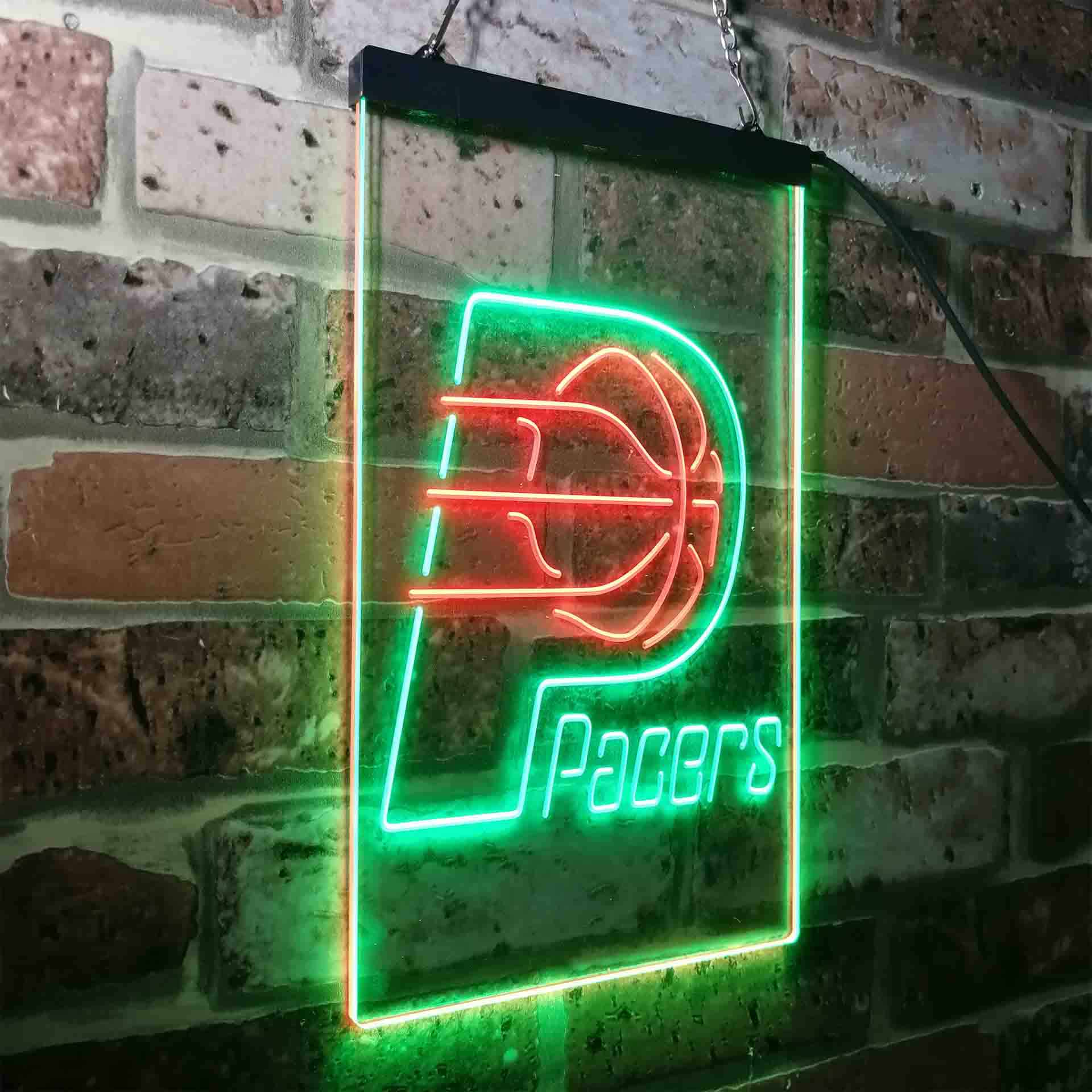 Indiana Pacers Neon Light Up Sign Wall Decor