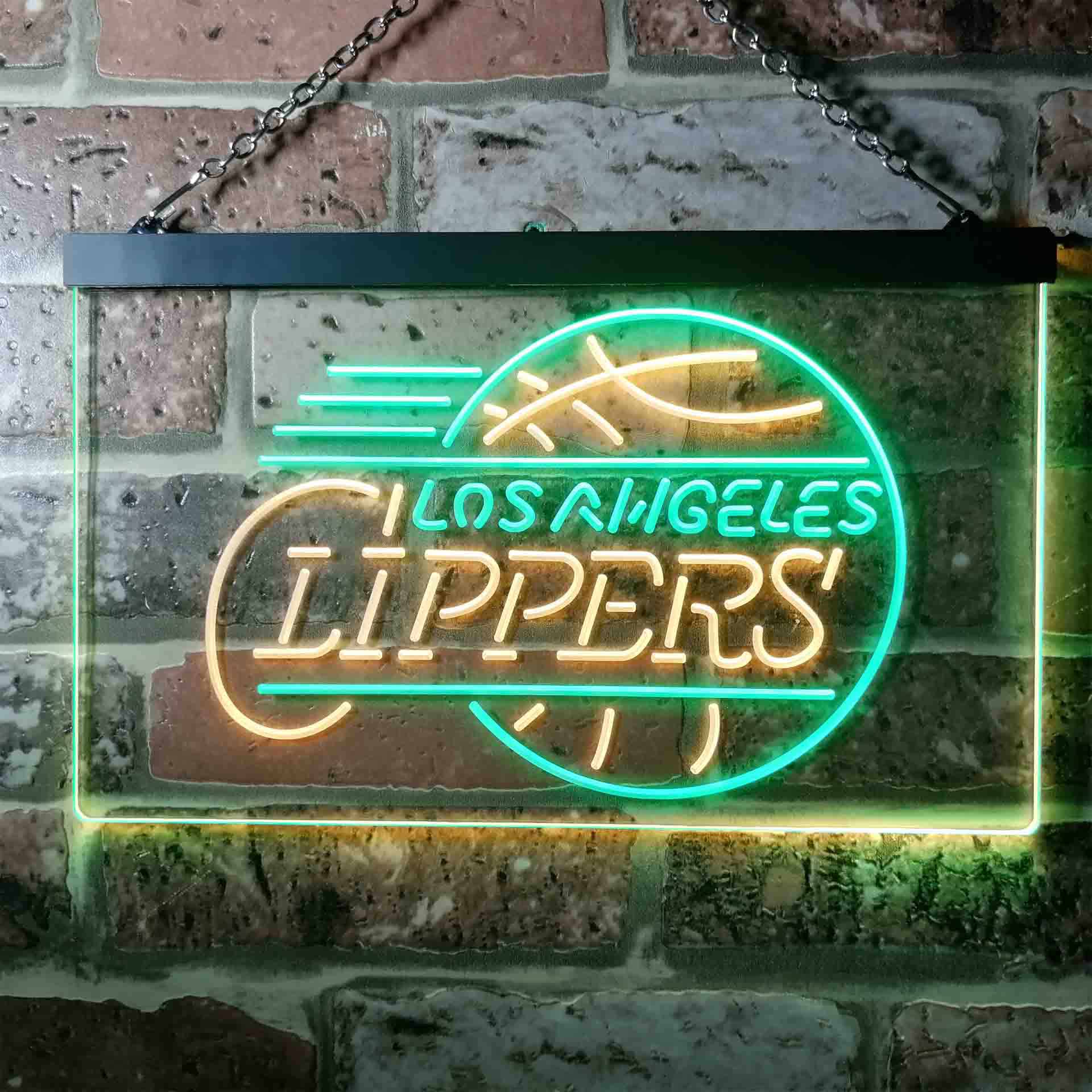 Los Angeles Clippers Man Cave Neon Sign