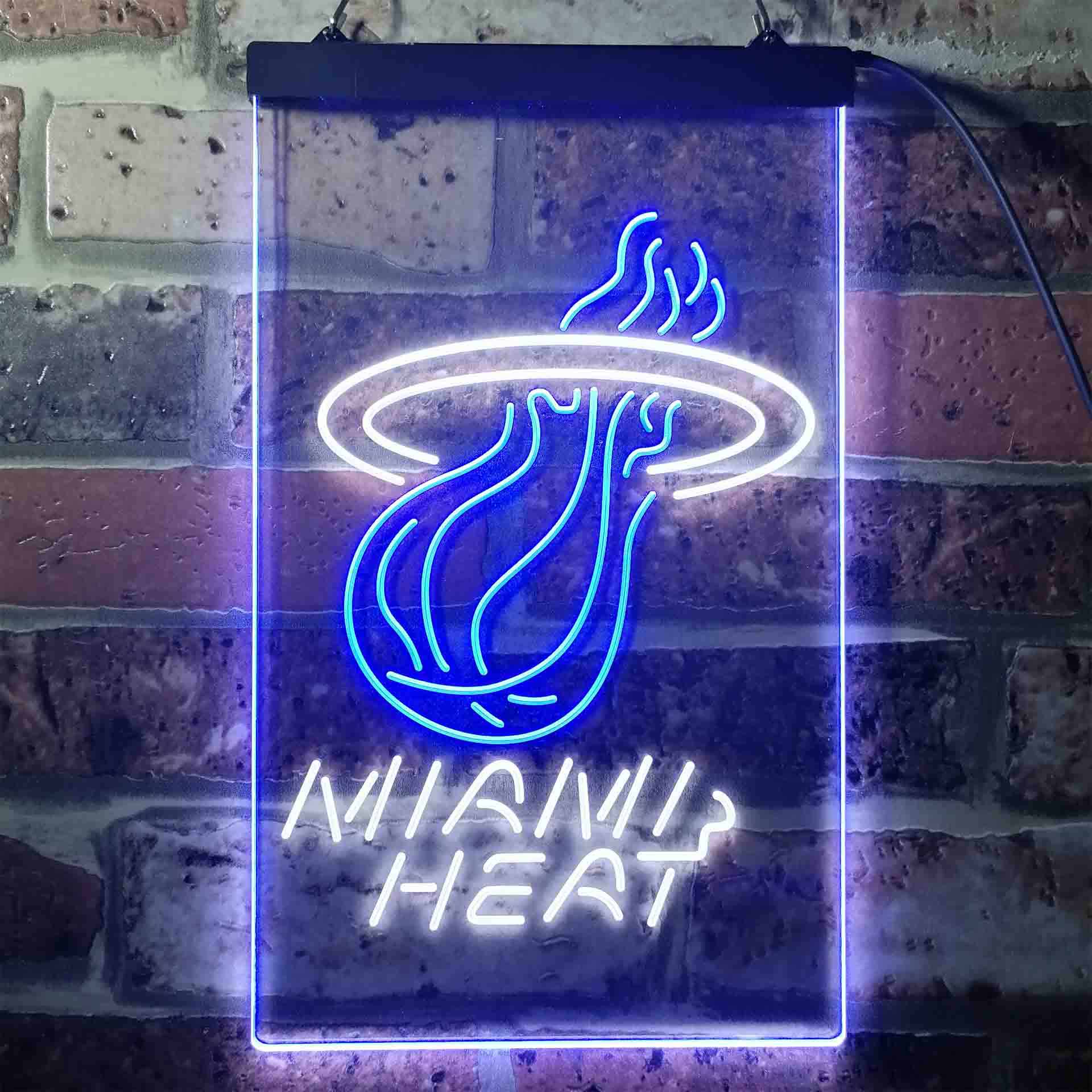 Miami Heat Man Cave Neon Sign